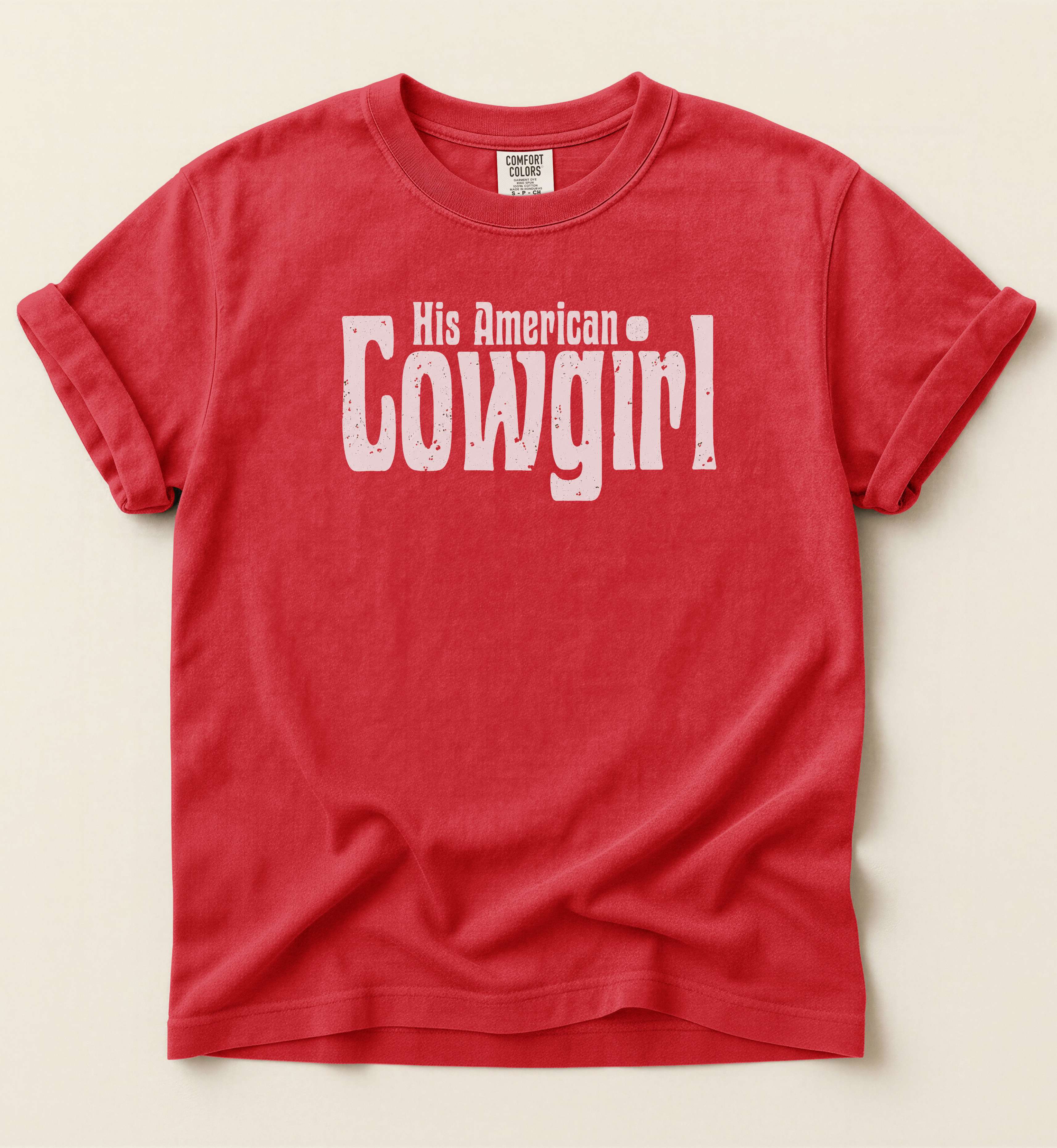 His American Cowgirl – Country Couple Tee