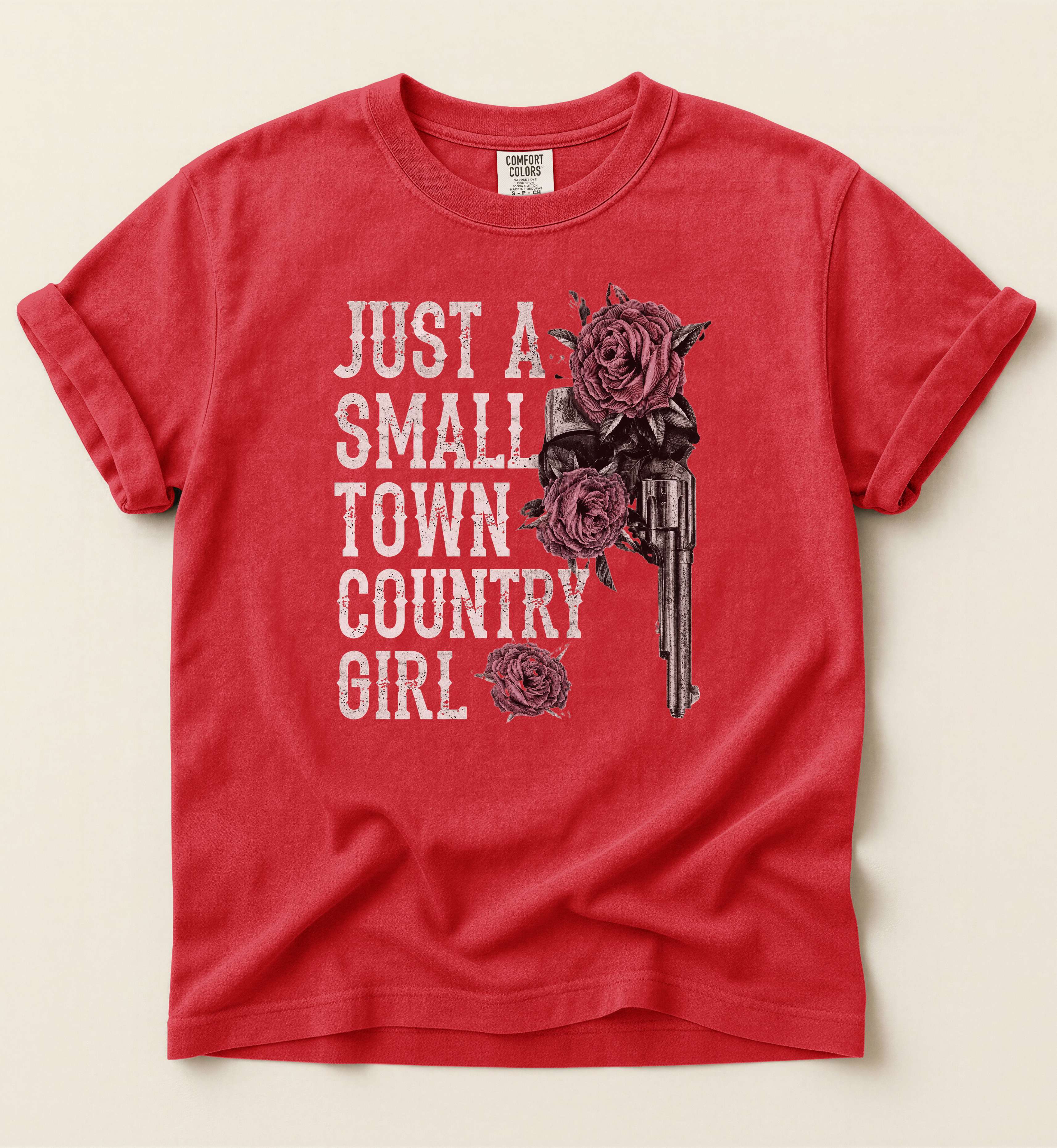 Just A Small Town Country Girl Shirt – Western Cowgirl Graphic Tee