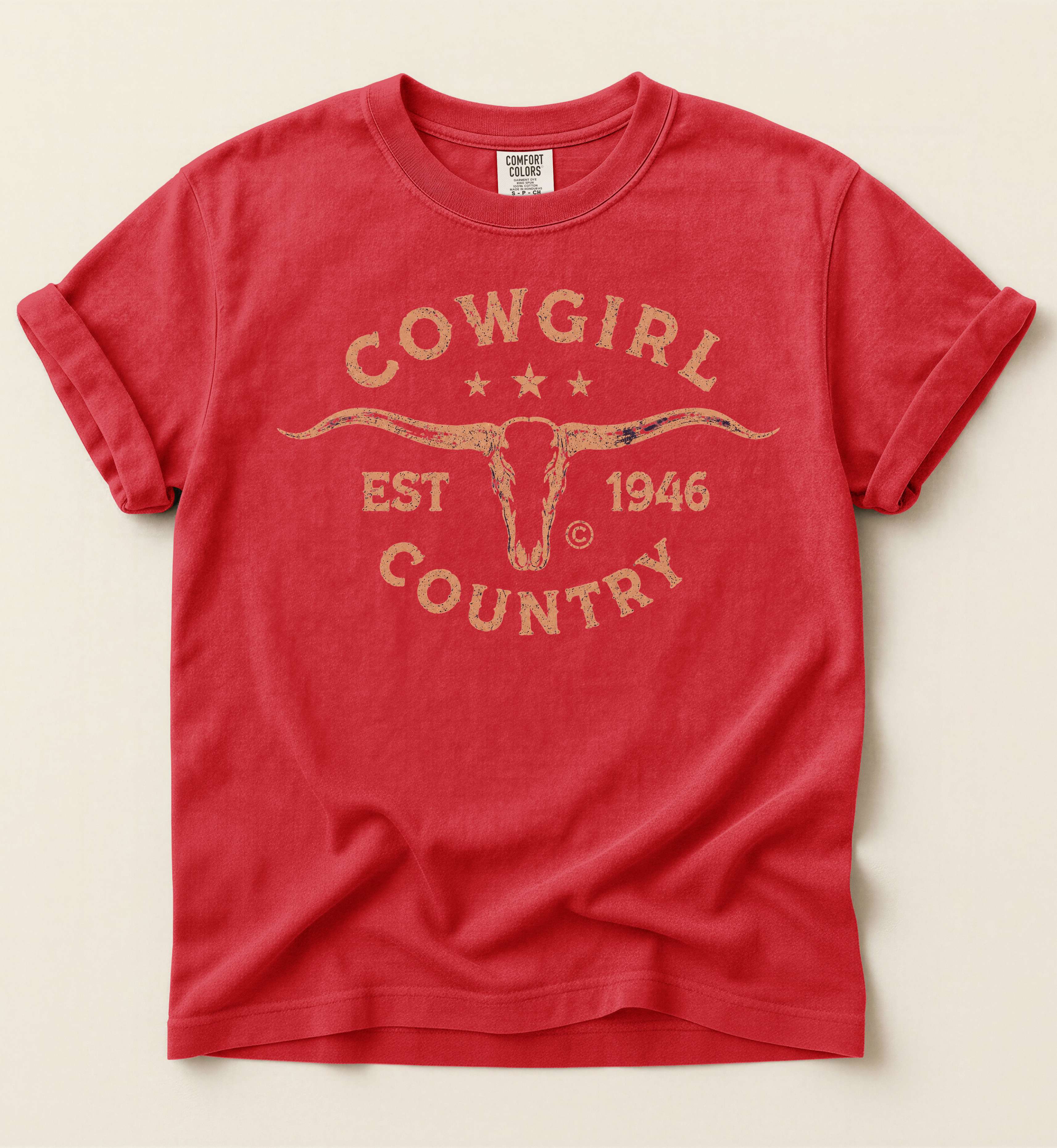 Cowgirl Country – Vintage Western Lifestyle Tee