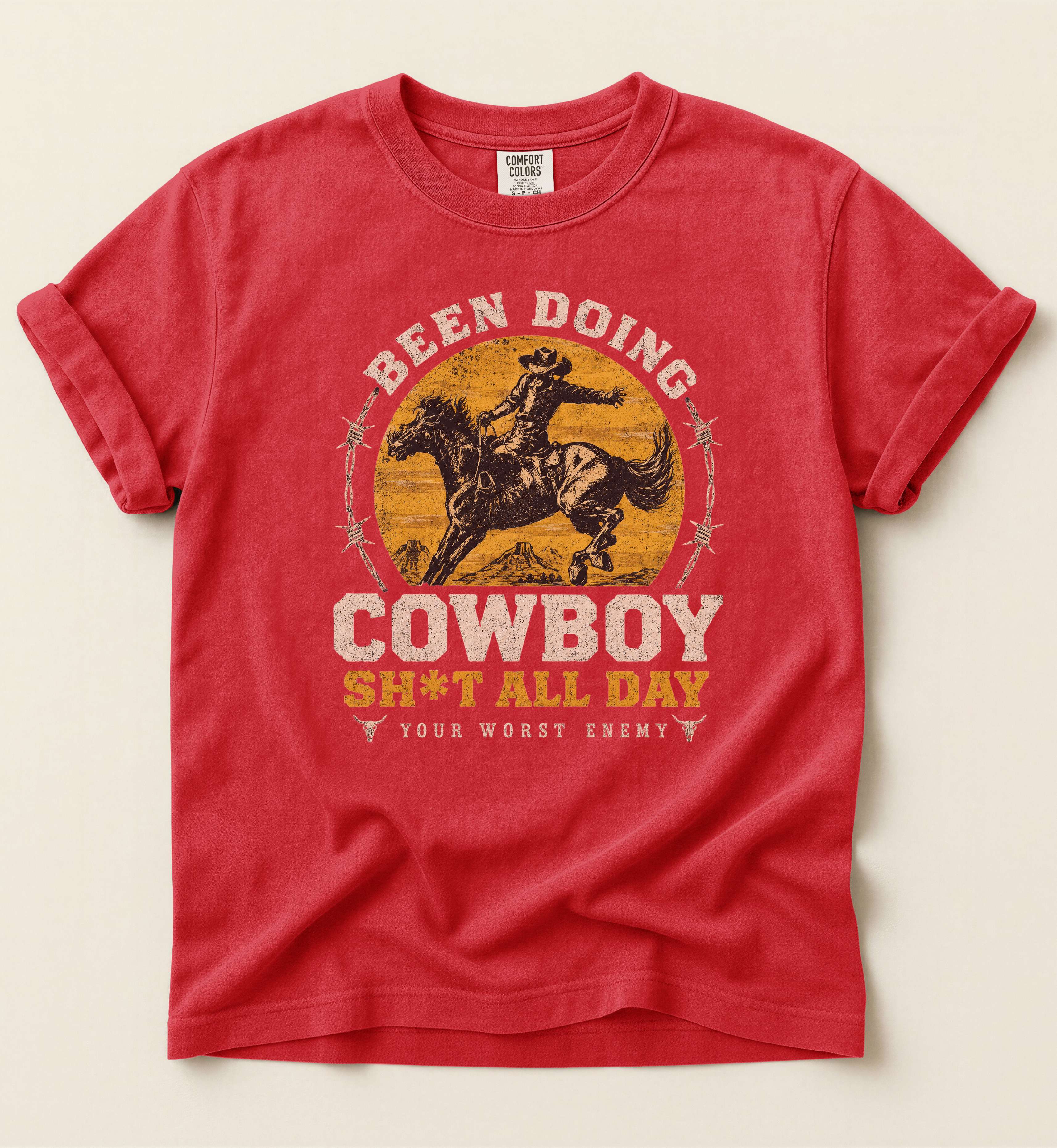 Been Doing Cowboy Sh*t All Day – Western Lifestyle Tee