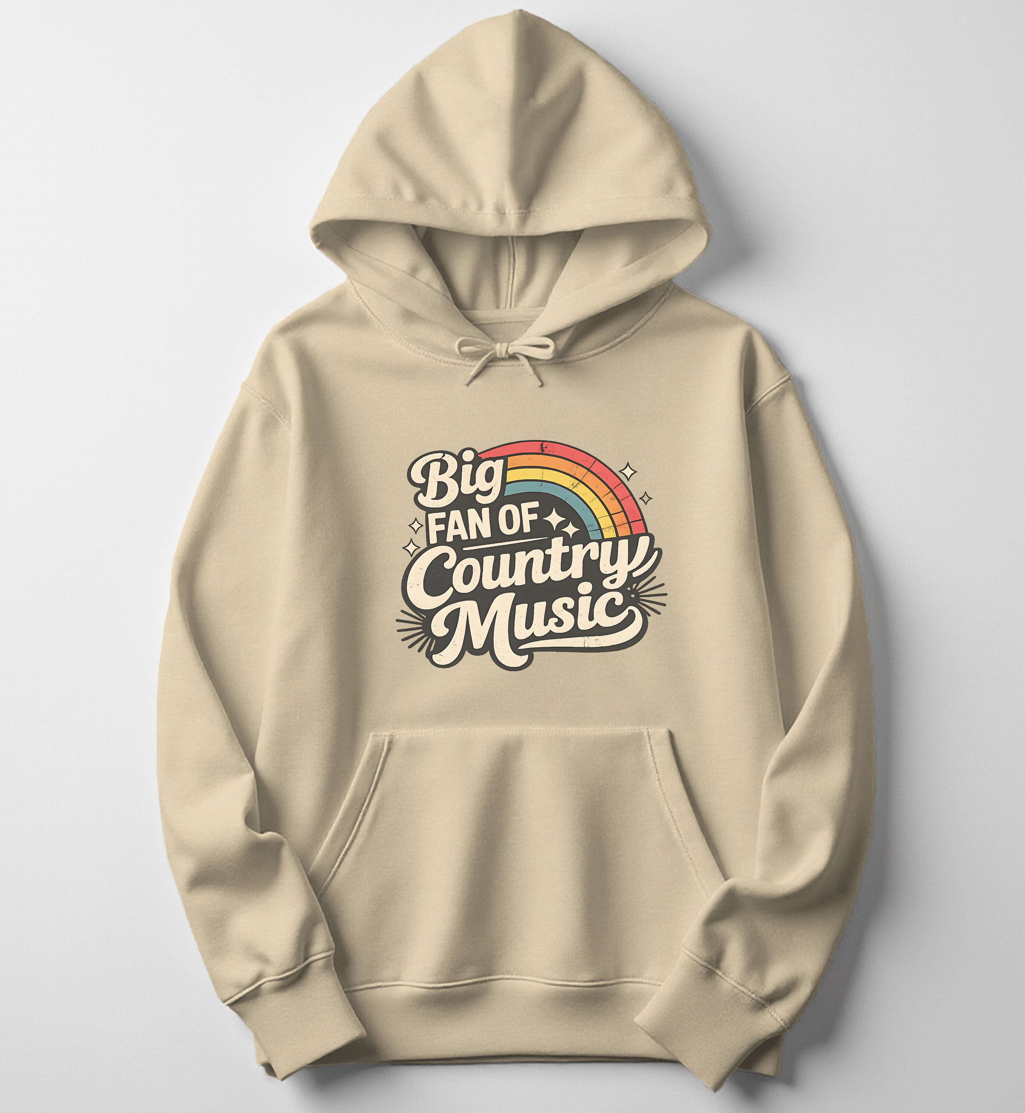 Big Fan of Country Music Hoodie – Vintage Western Music Hoodie