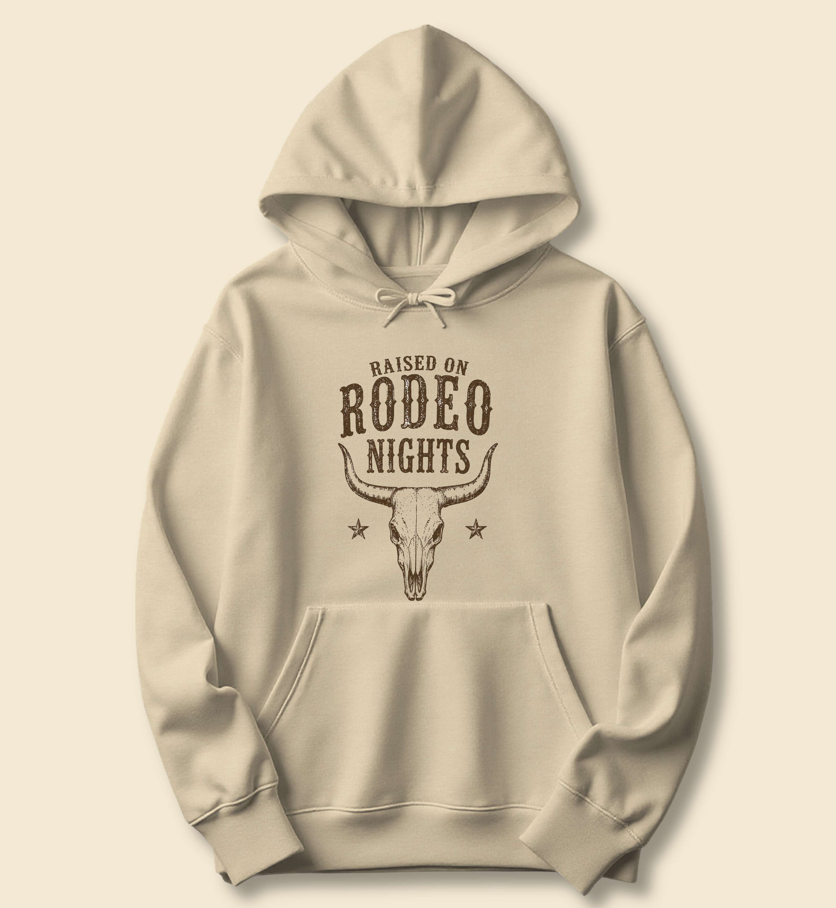 Raised On Rodeo Nights Hoodie