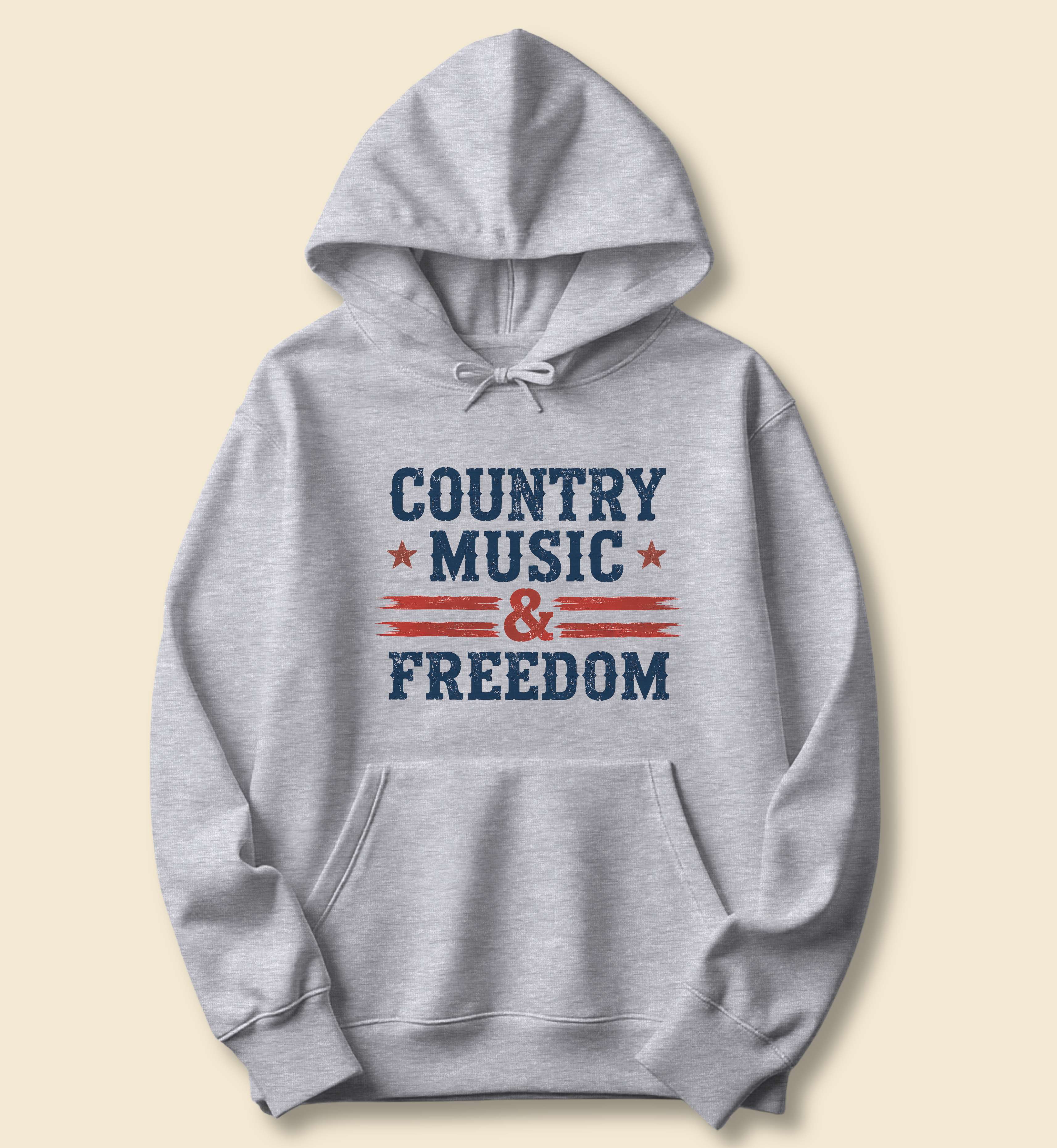 Country Music And Freedom Hoodie