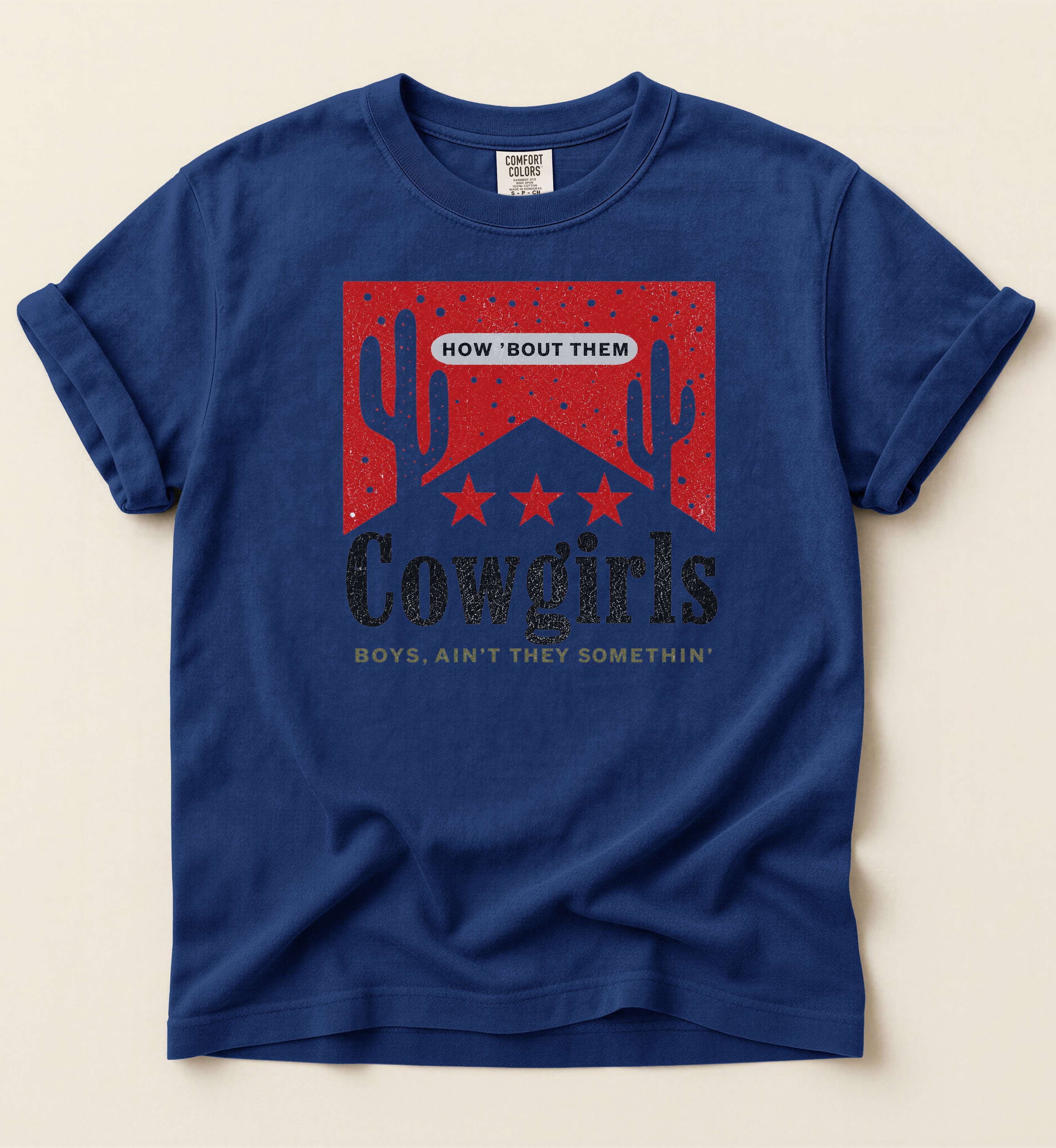 How 'Bout Them Cowgirls Shirt – Vintage Country Girl Graphic Tee