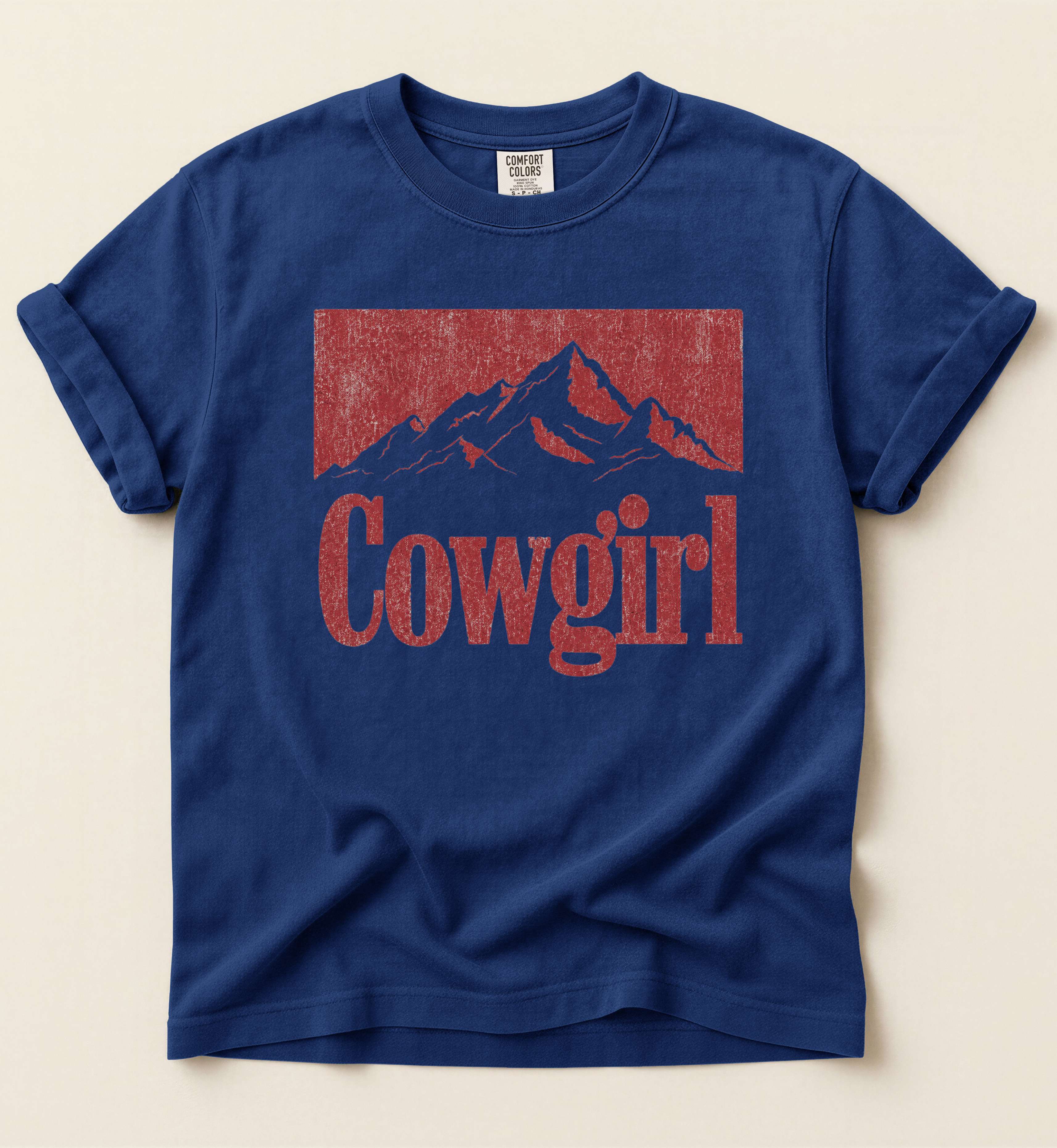 Cowgirl – Vintage Western Mountain Tee