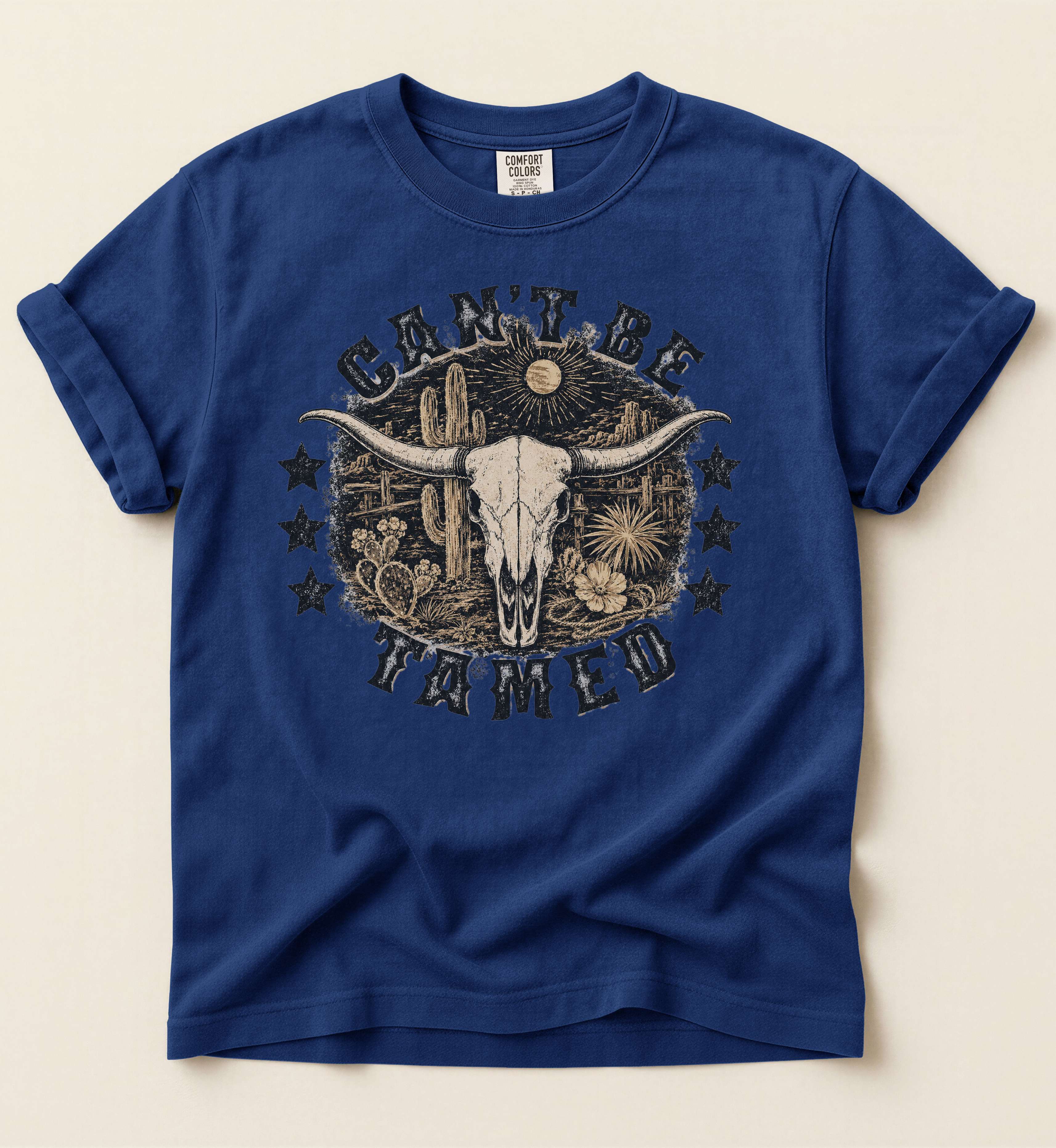 Can't Be Tamed – Western Outlaw Tee