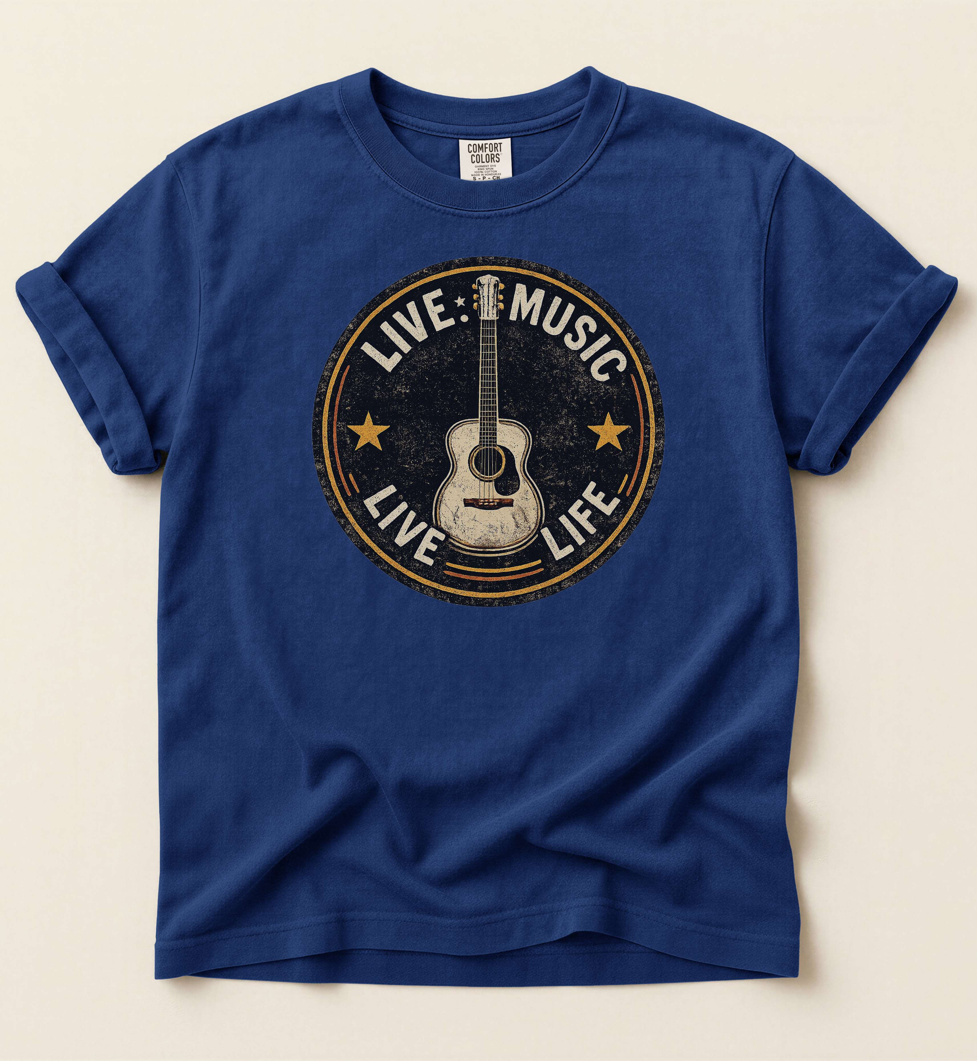 Live Music Live Life Shirt – Country Music Graphic Tee