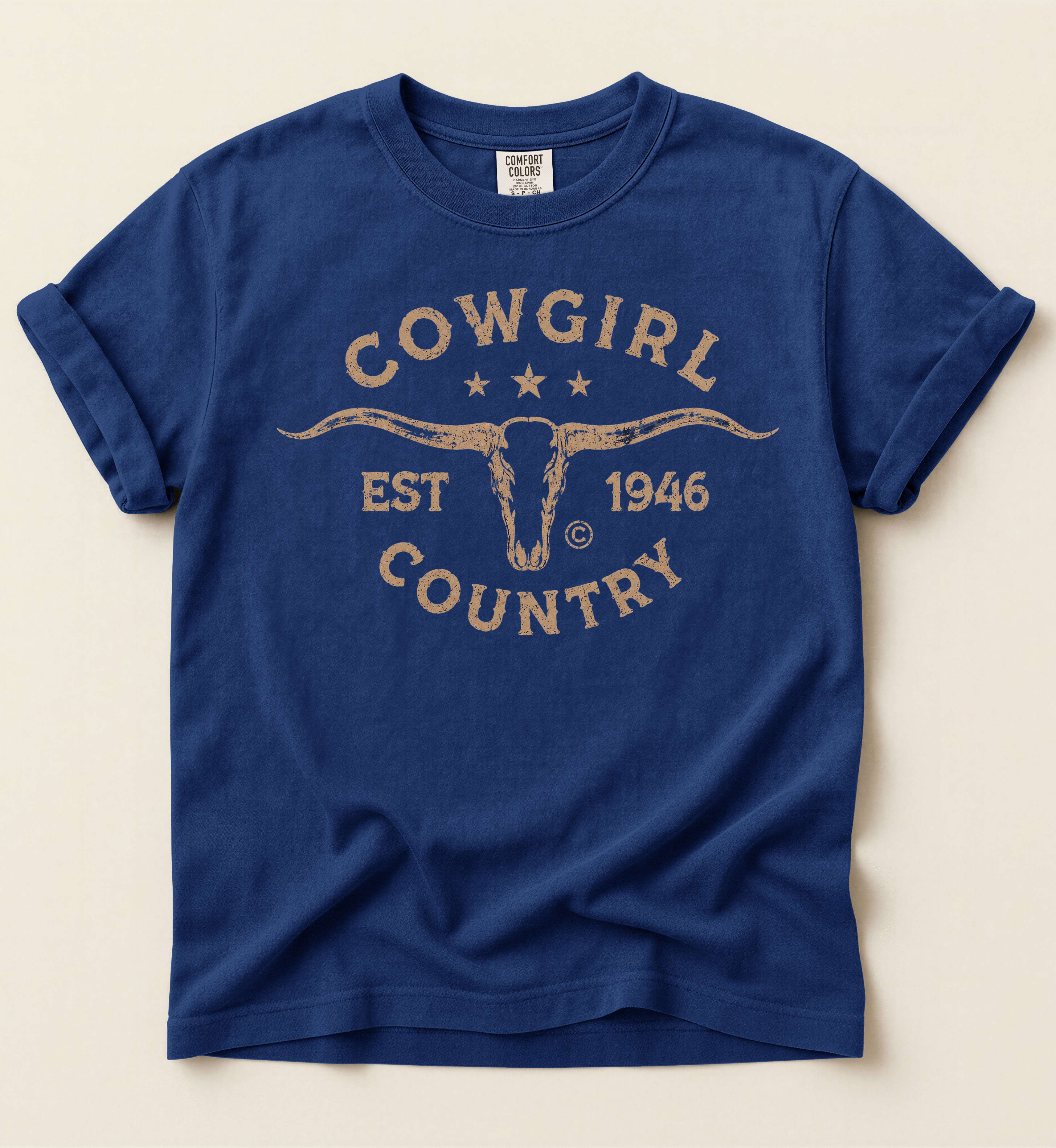 Cowgirl Country – Vintage Western Lifestyle Tee