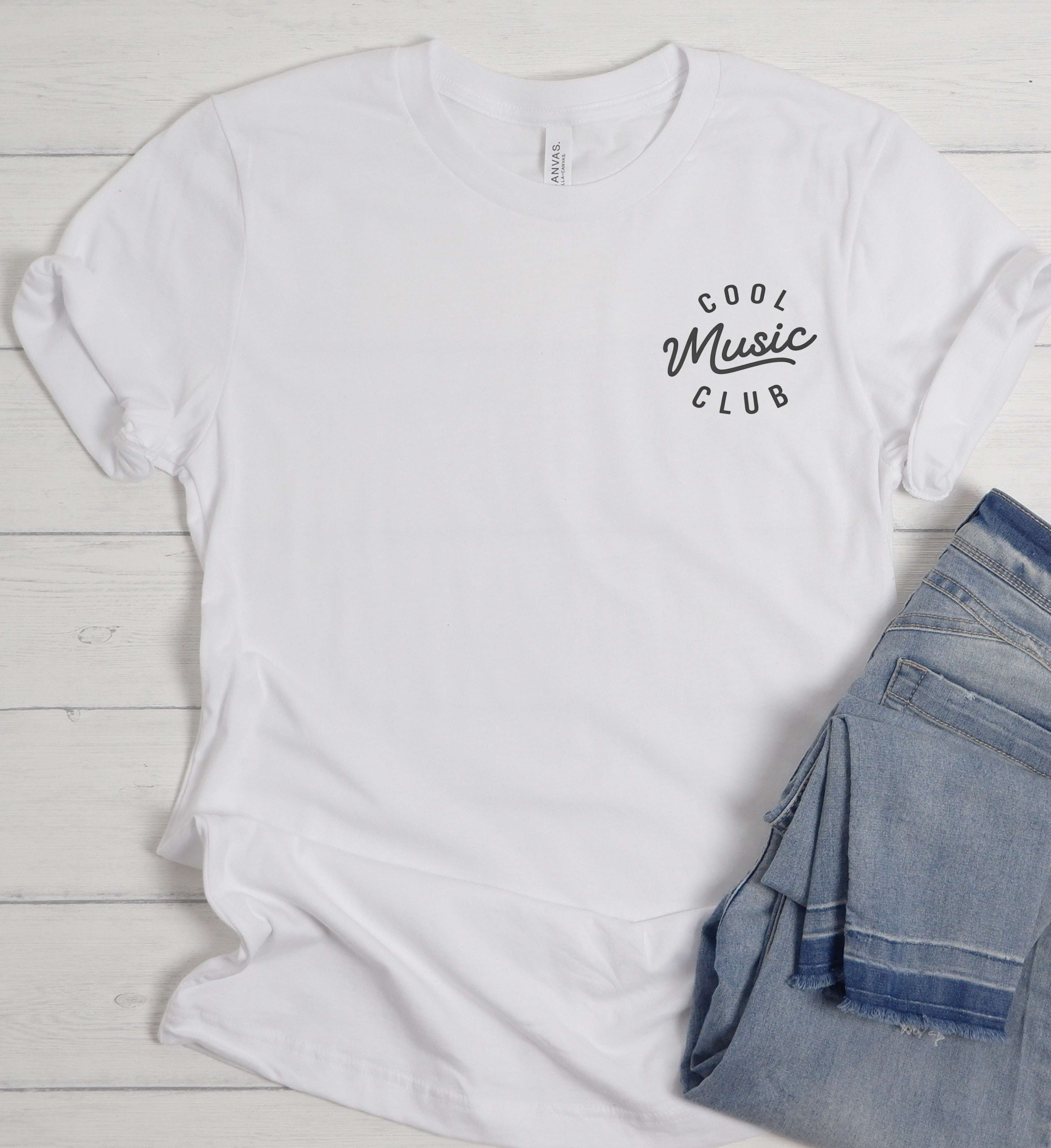 Cool Music Club Shirt – Minimalist Music Tee