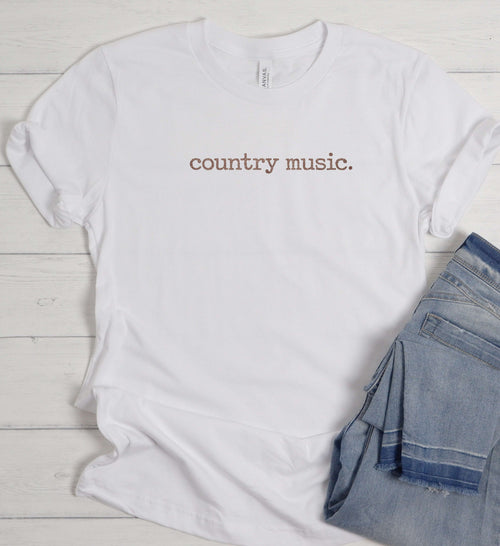 Country Music Shirt – Rustic Western Tee