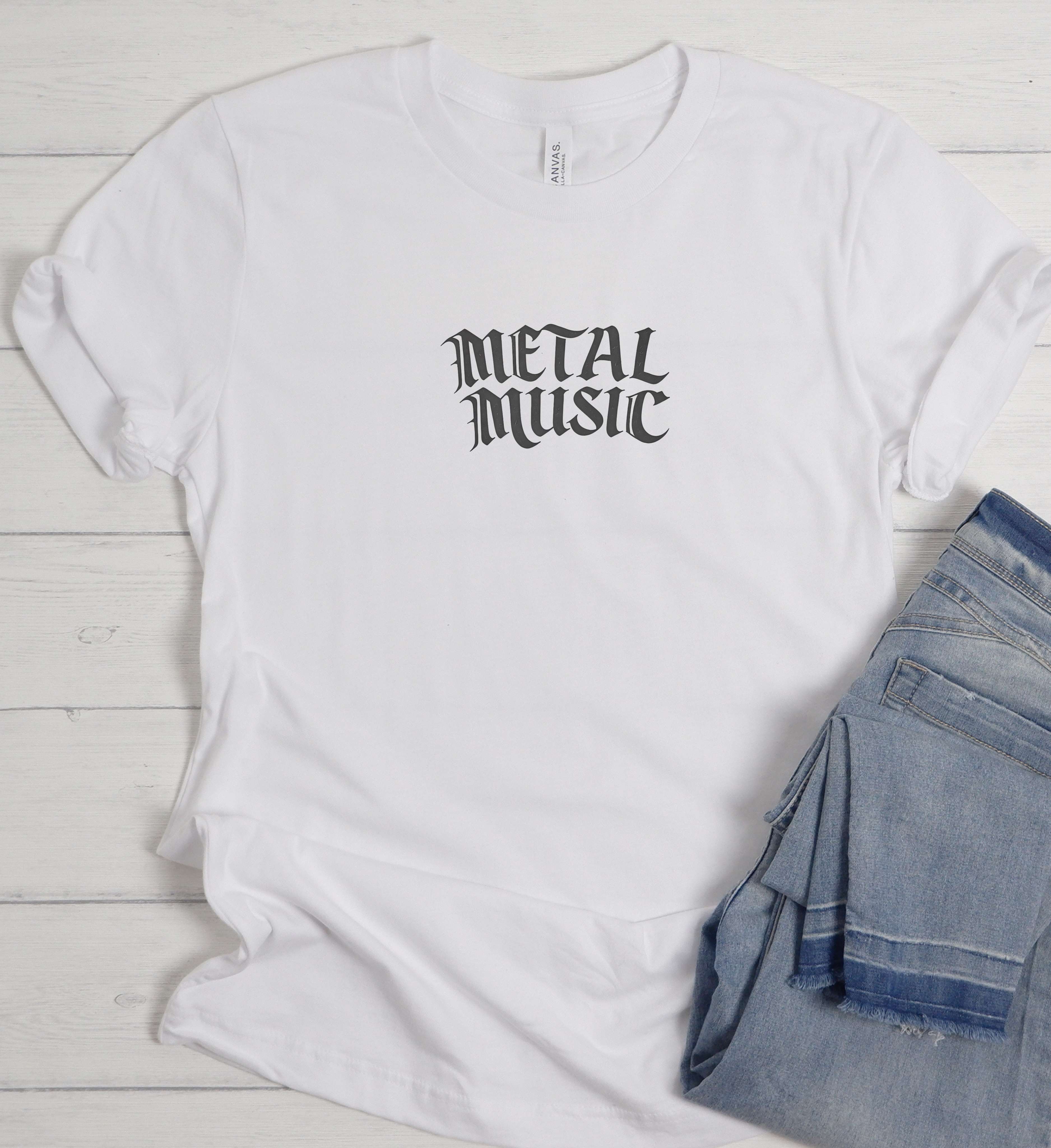 Metal Music Shirt – Gothic Heavy Metal Graphic Tee