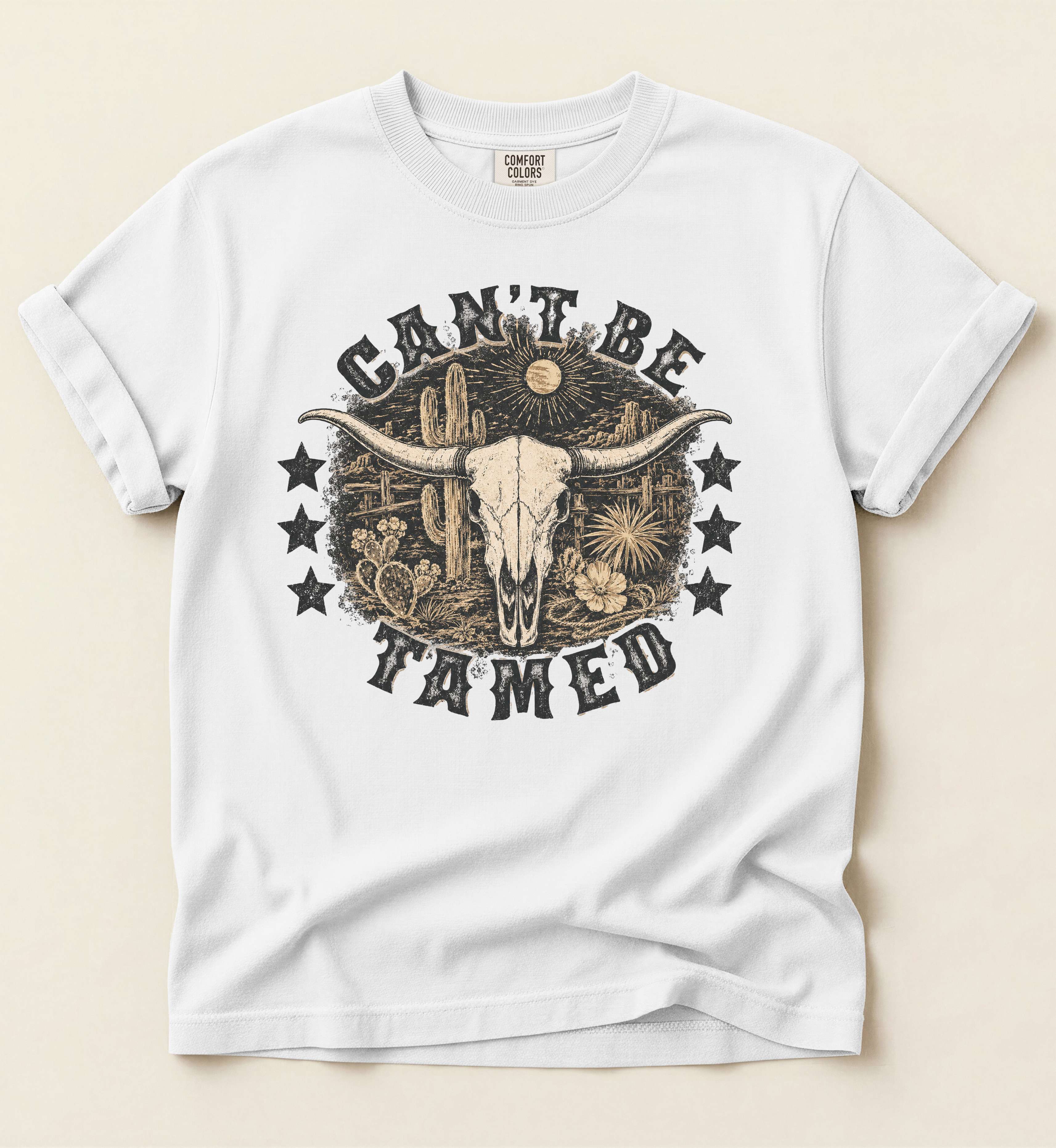 Can't Be Tamed – Western Outlaw Tee