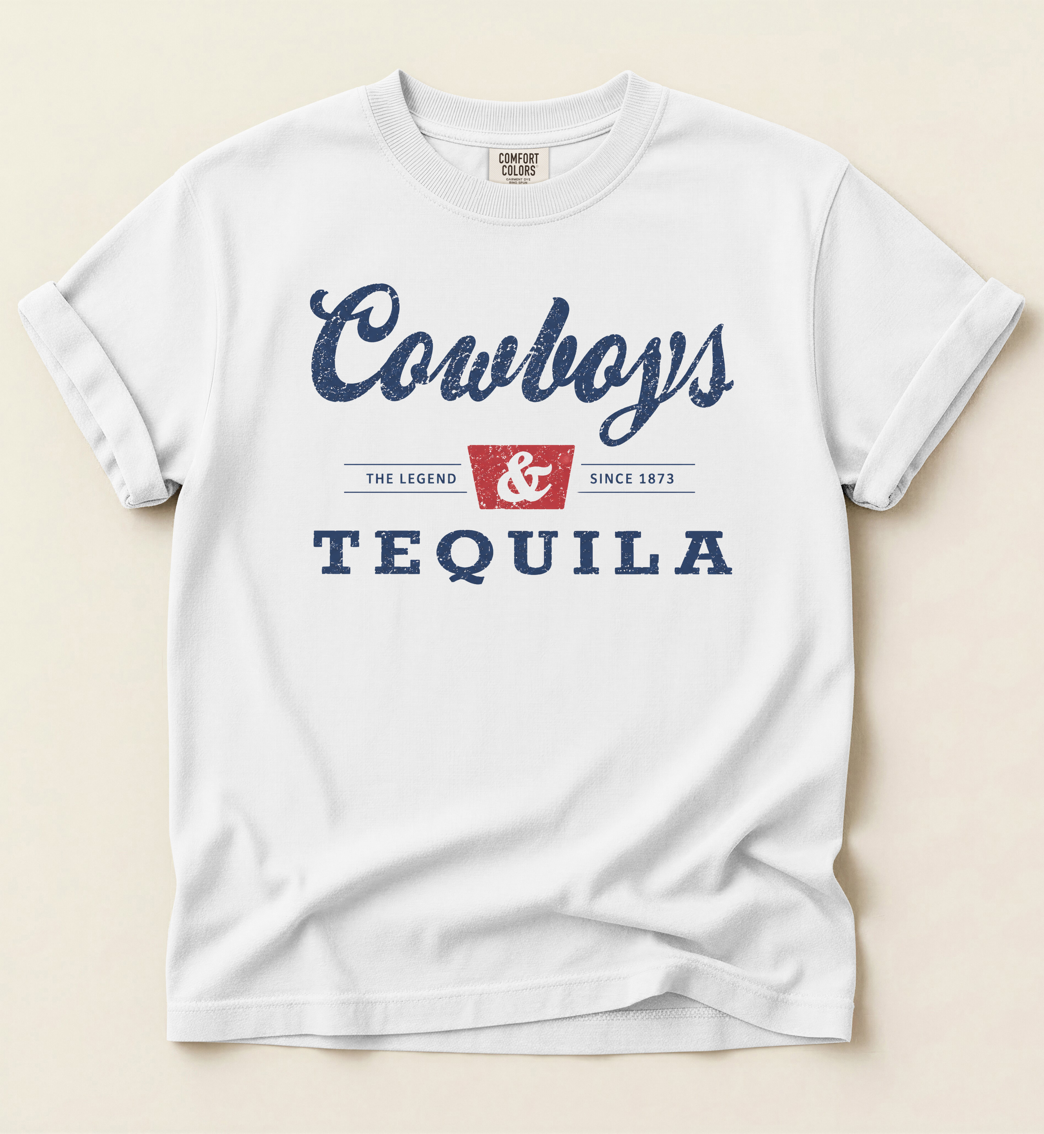 Cowboys & Tequila – Vintage Country Lifestyle Tee