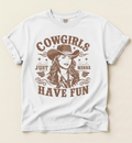 Cowgirls Just Wanna Have Fun – Vintage Western Tee