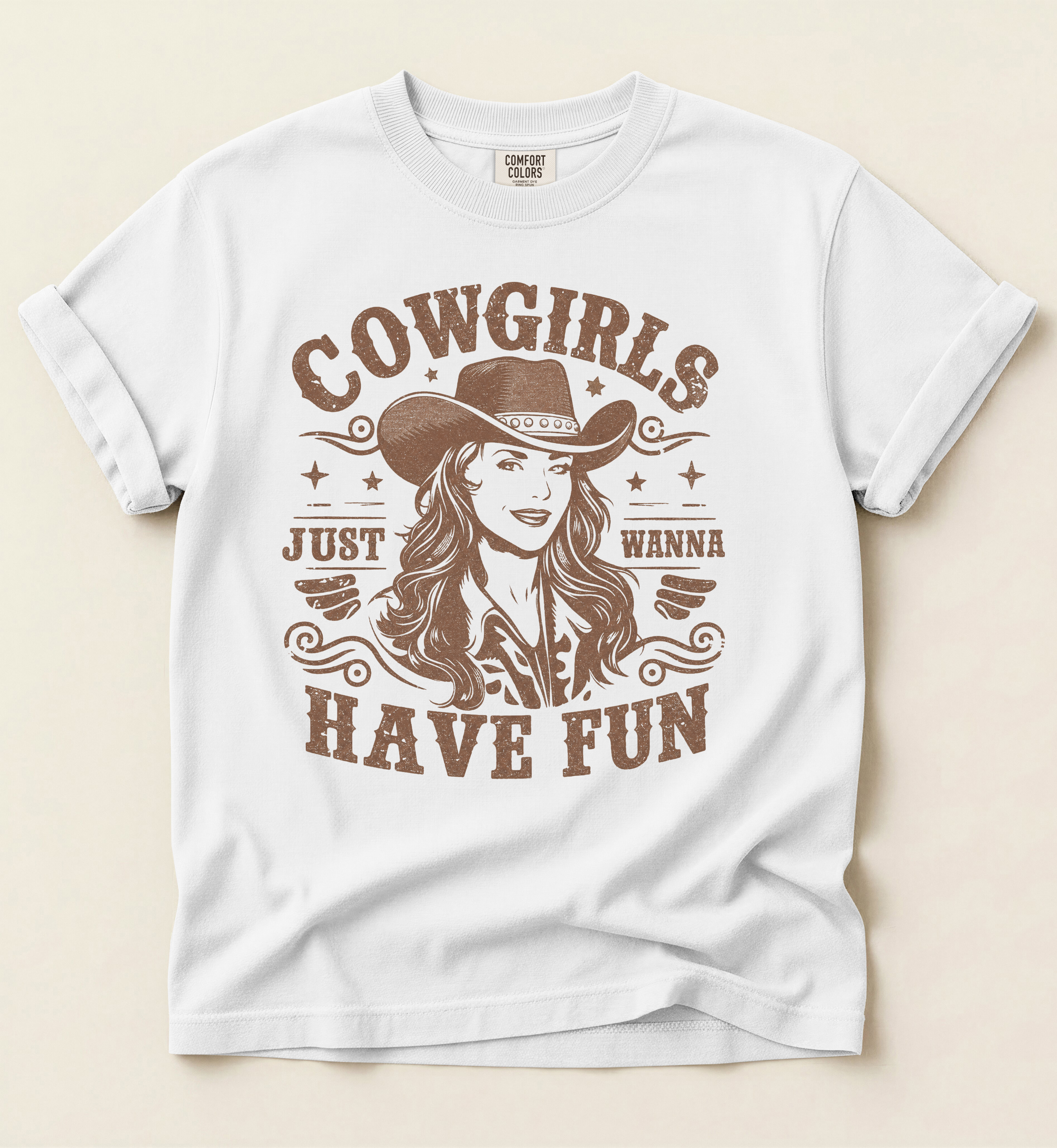 Cowgirls Just Wanna Have Fun – Vintage Western Tee