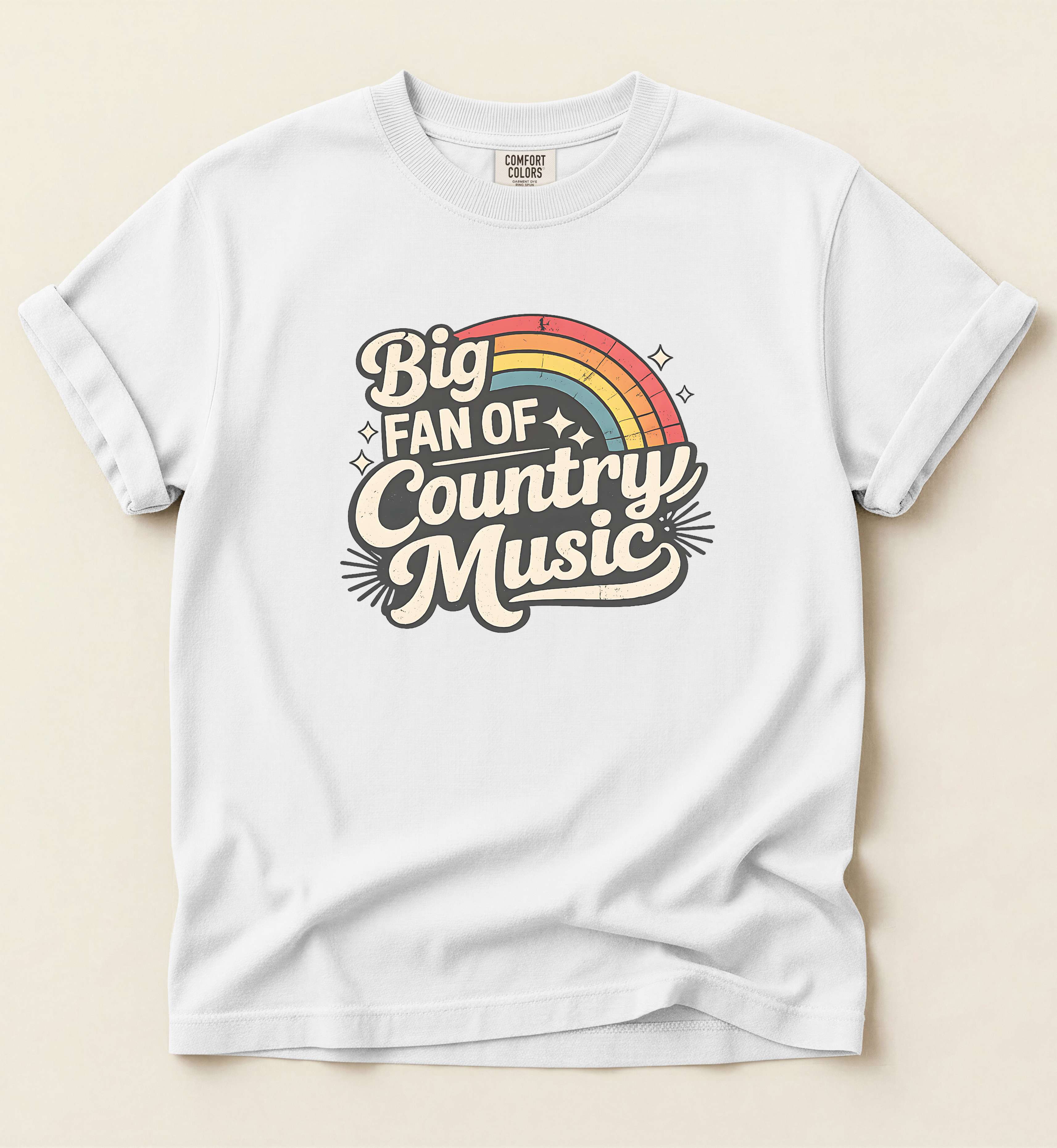 Big Fan Of Country Music T Shirt