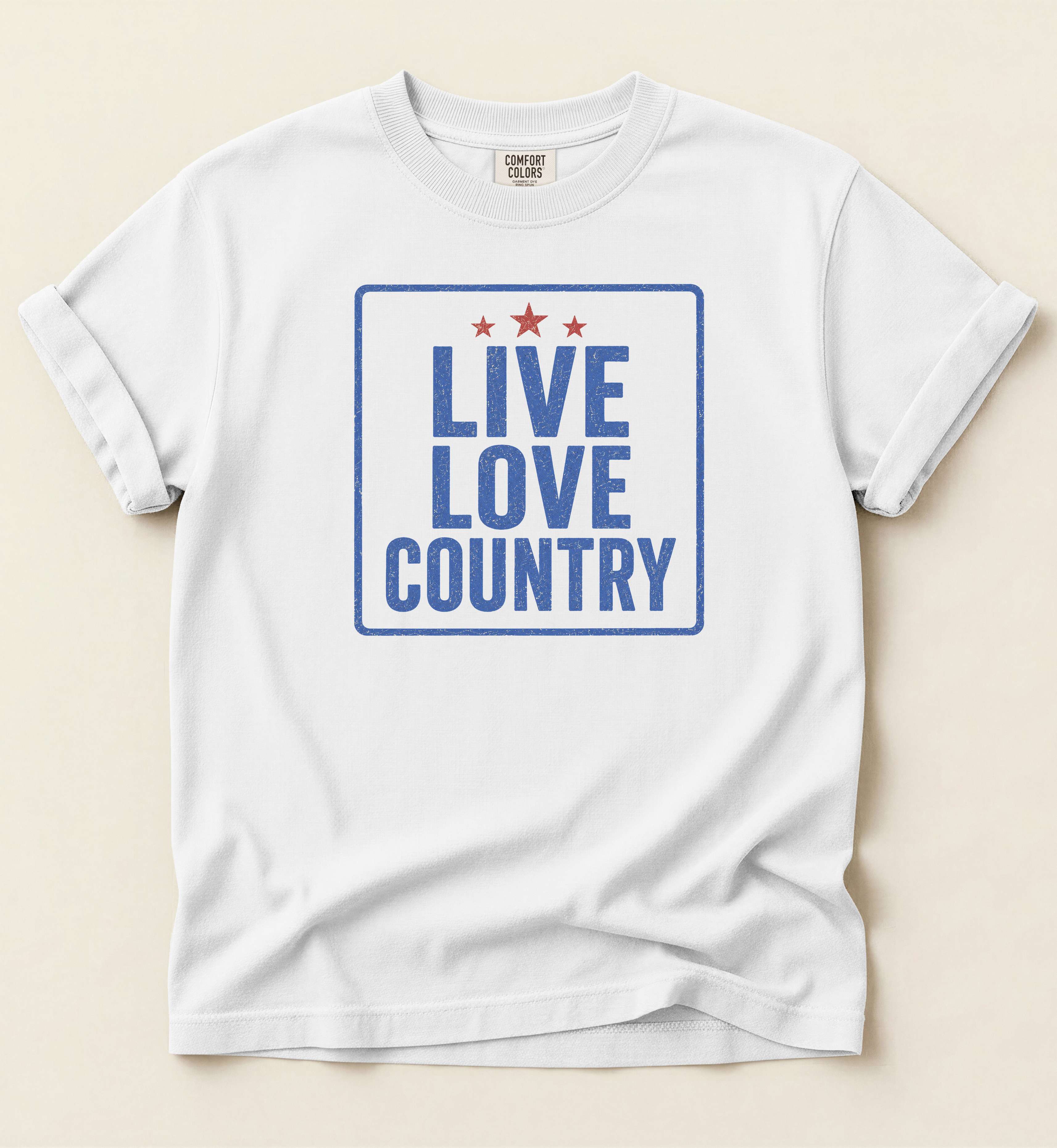 Live Love Country Shirt – Country Lifestyle Graphic Tee