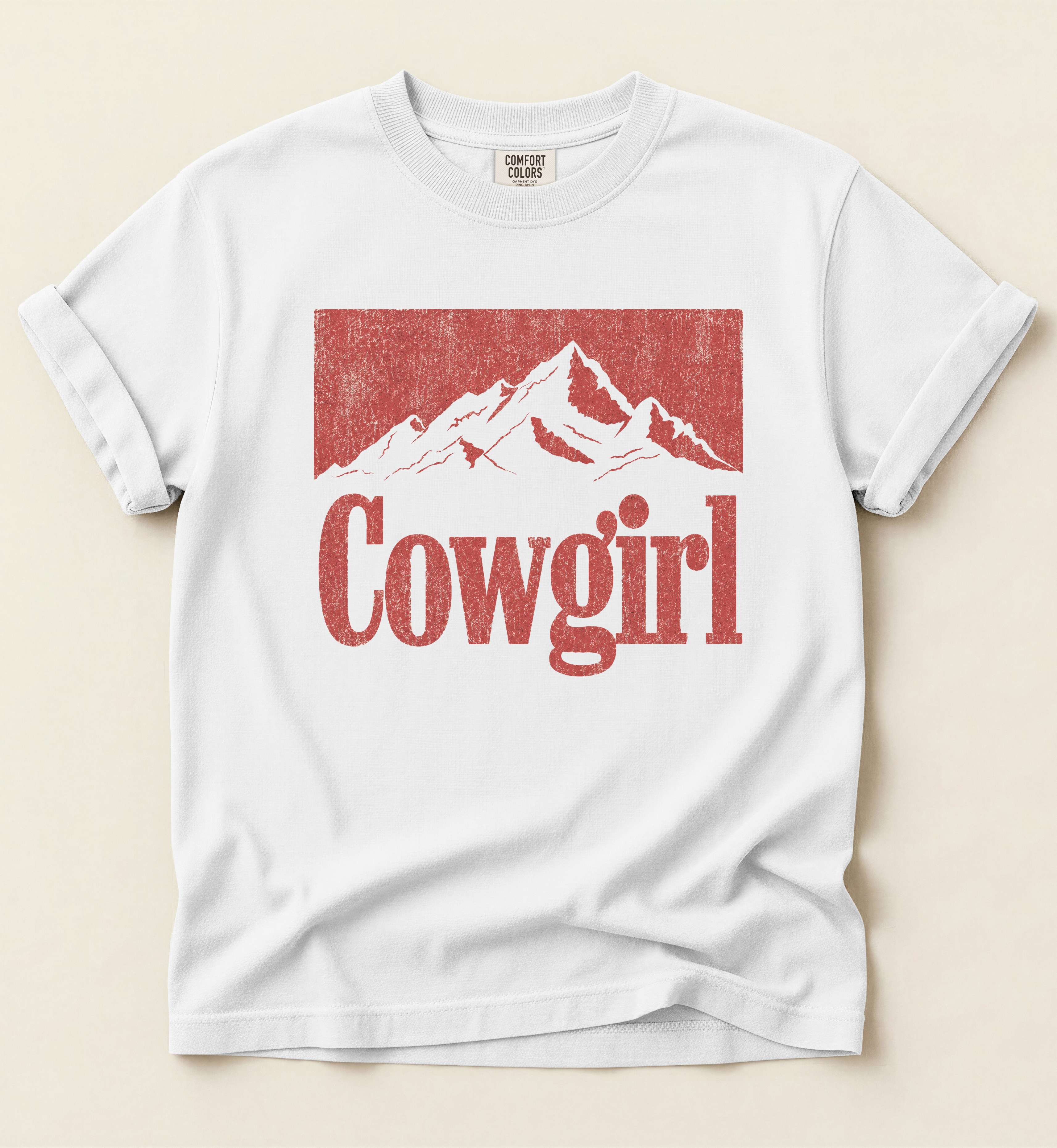 Cowgirl – Vintage Western Mountain Tee