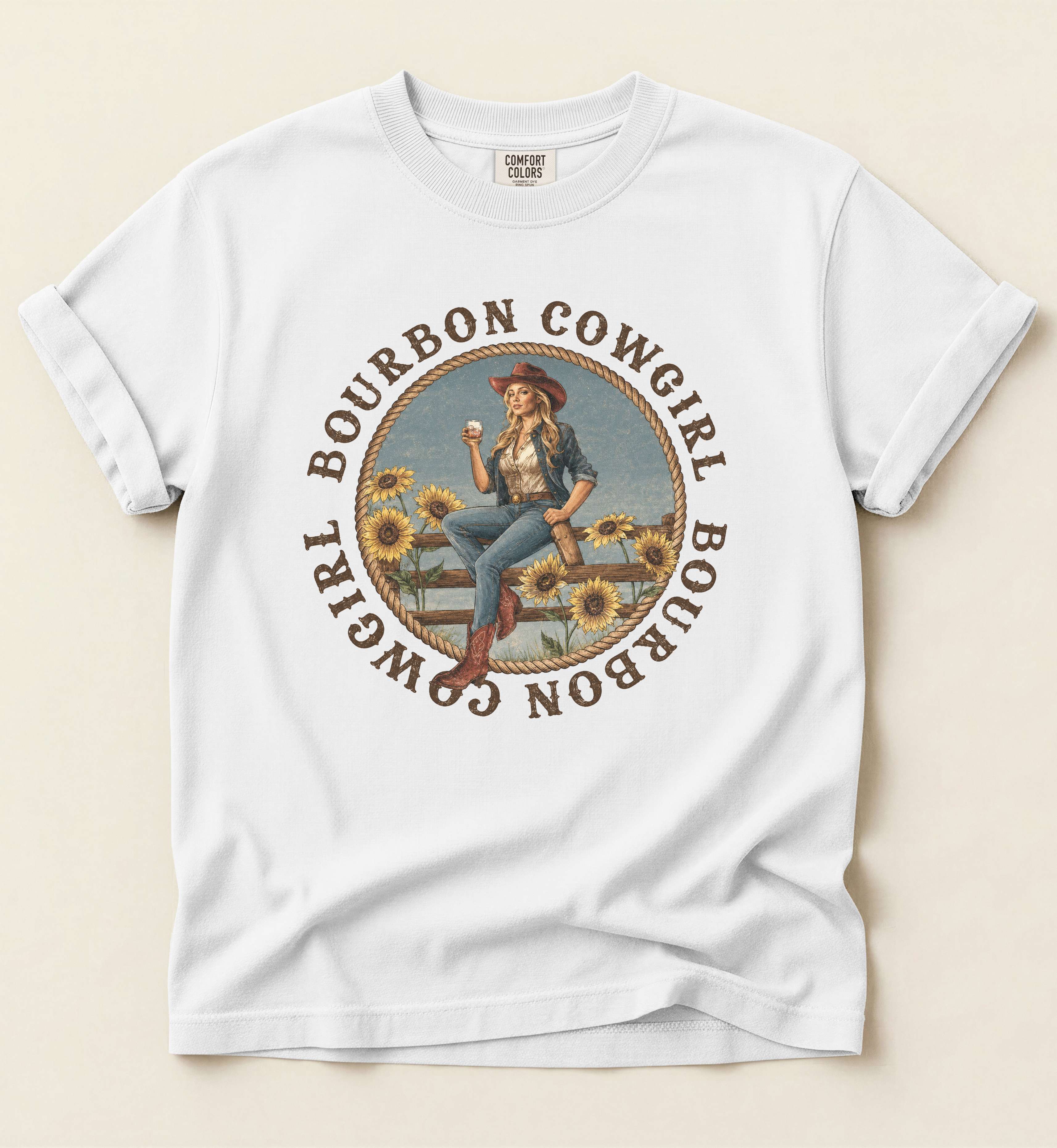 Bourbon Cowgirl – Western Lifestyle Tee