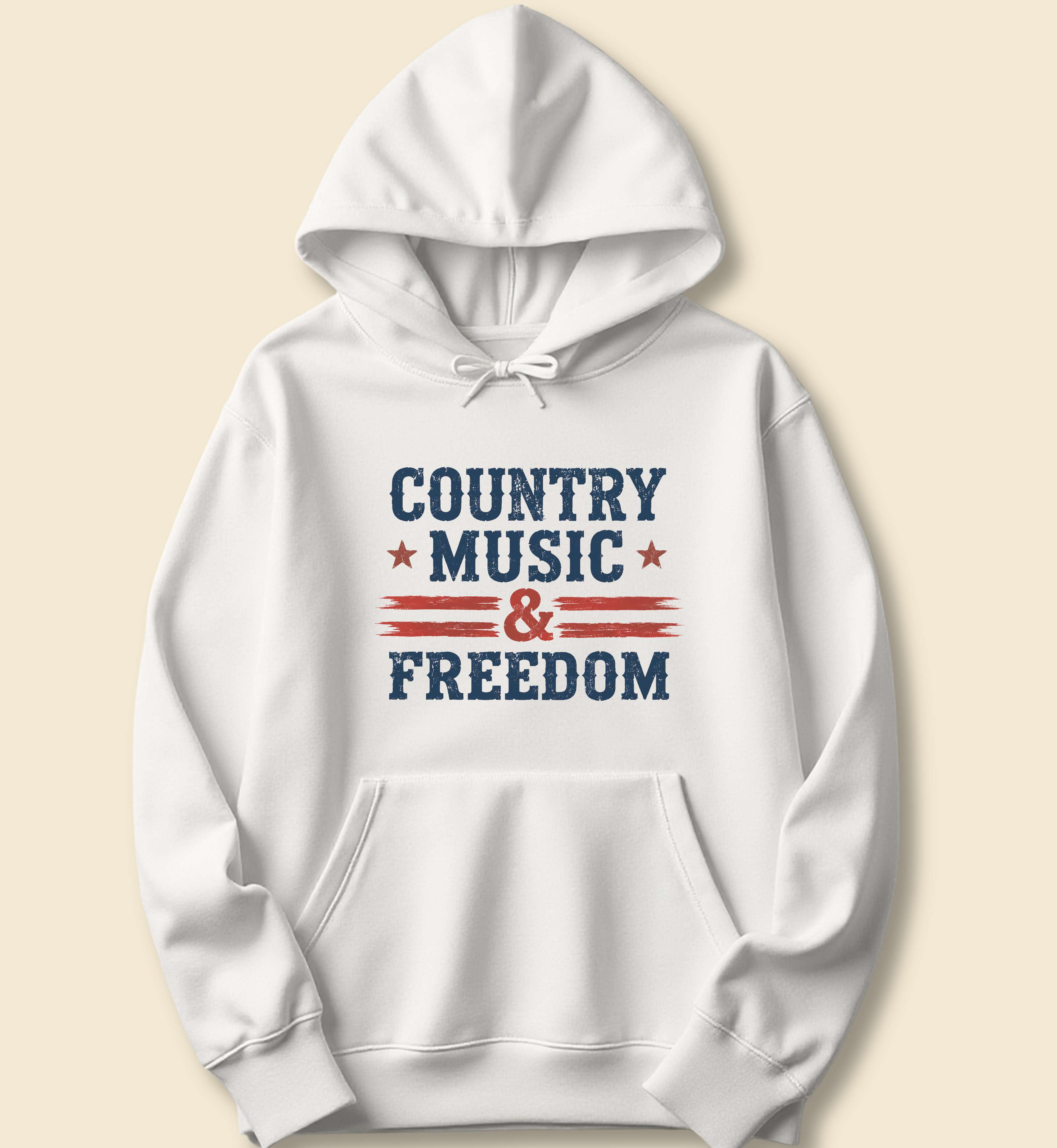 Country Music And Freedom Hoodie