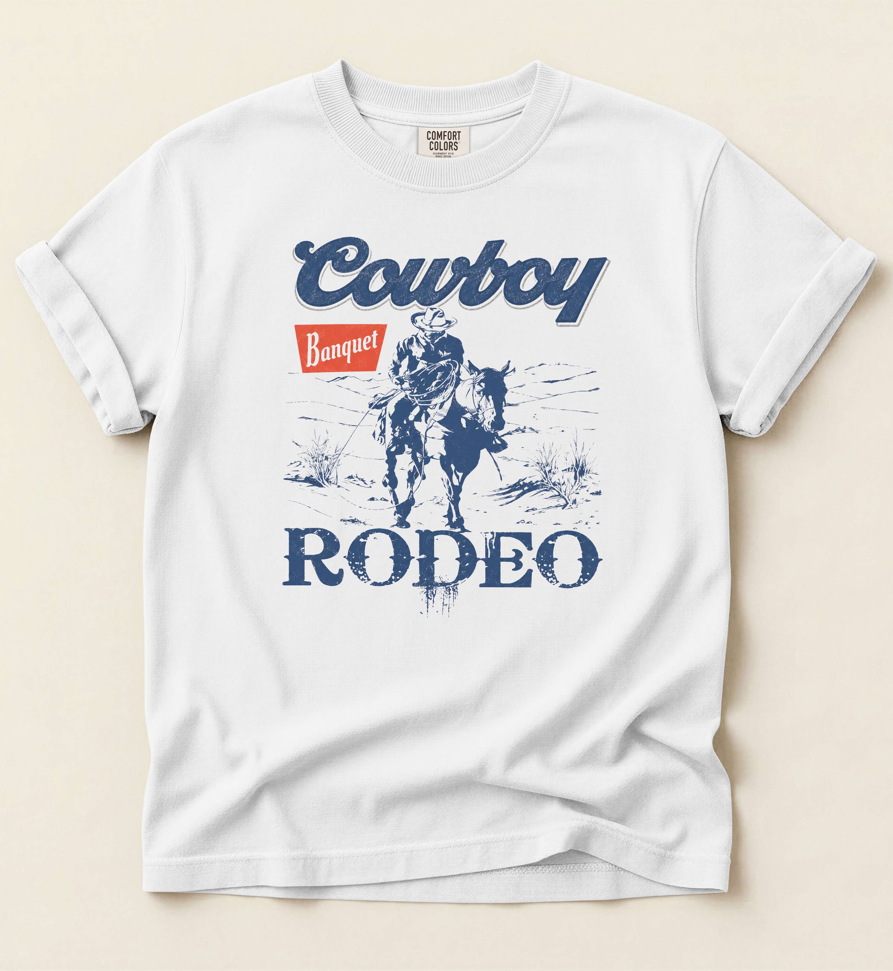 Cowboy Rodeo – Vintage Western Rider Tee