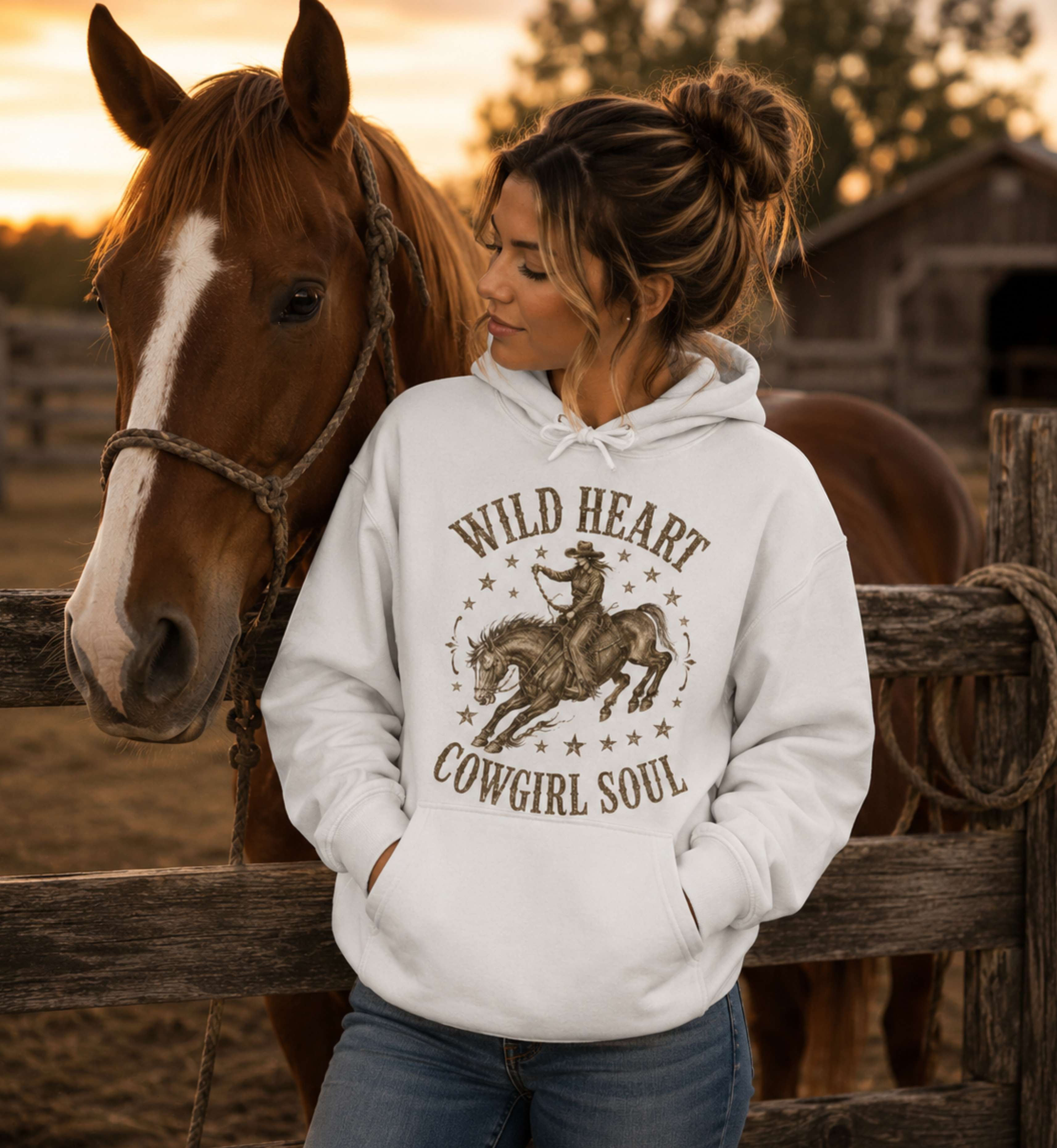 Wild Heart Cowgirl Soul Hoodie