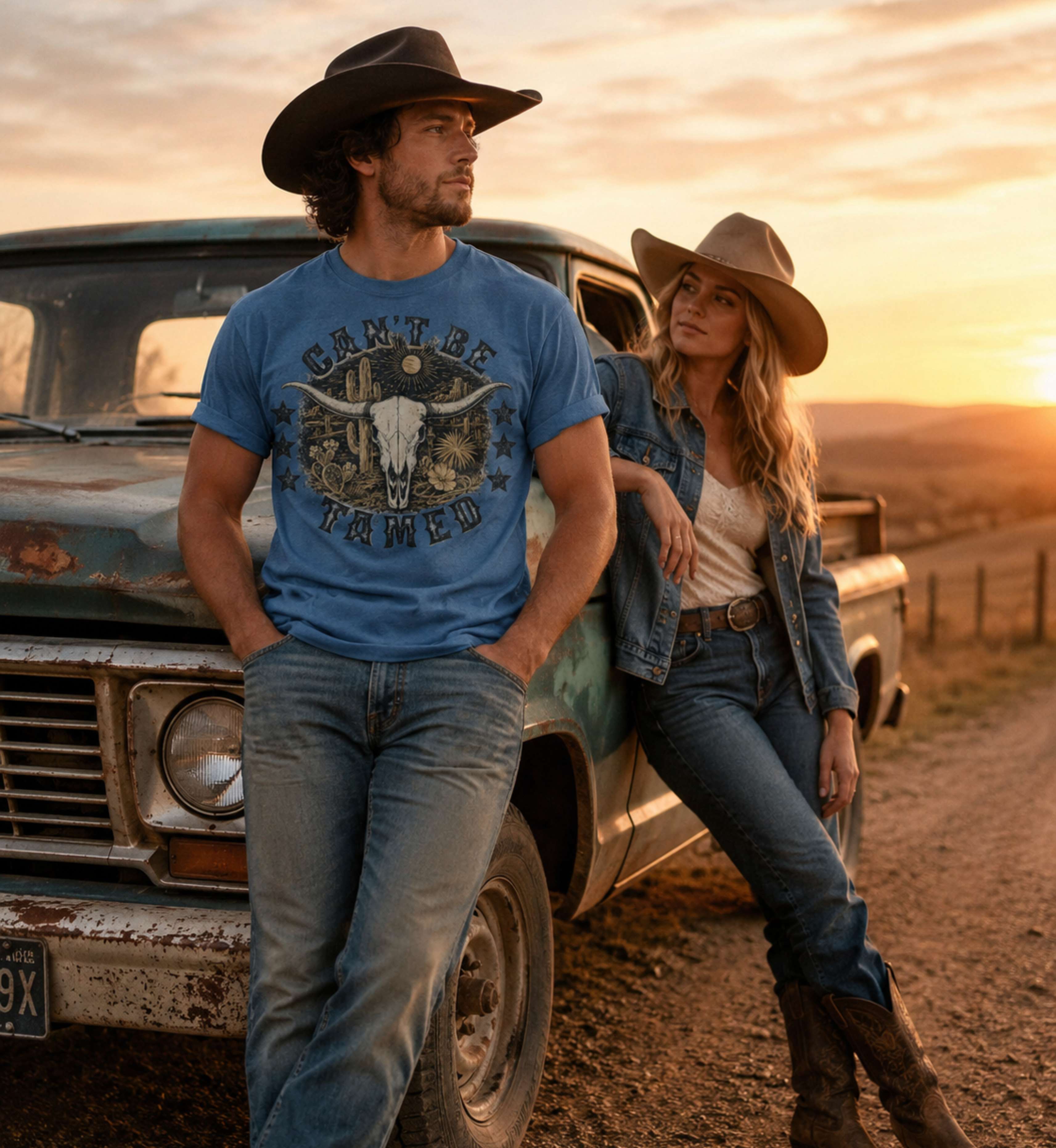 Can't Be Tamed – Western Outlaw Tee