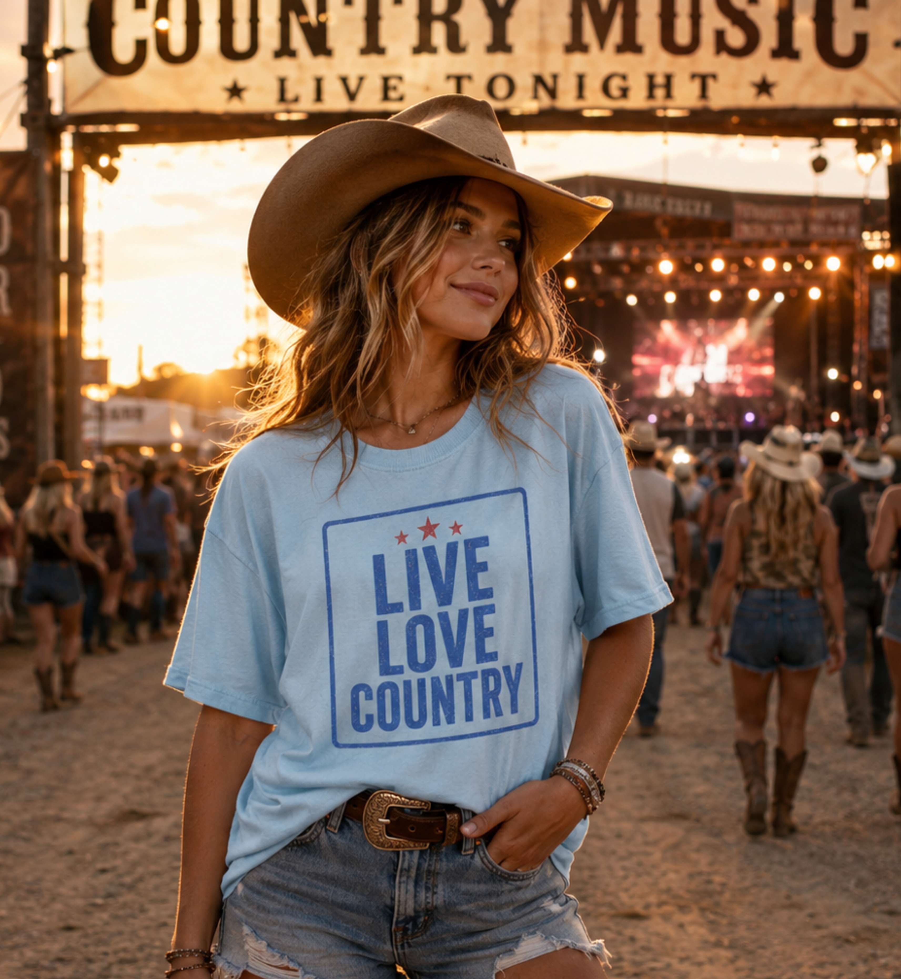 Live Love Country Shirt – Country Lifestyle Graphic Tee