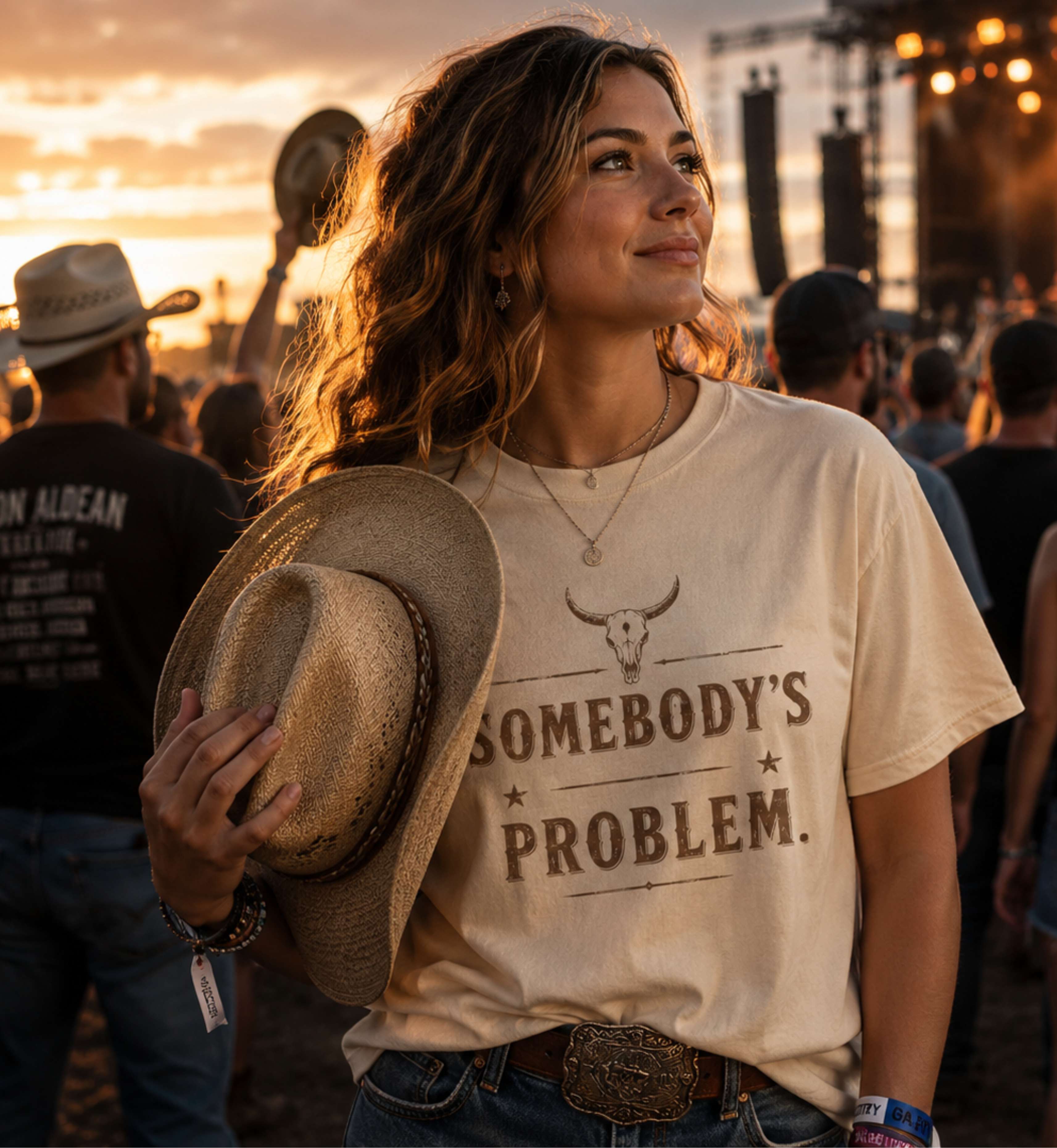 Somebody’s Problem Shirt – Funny Country Music Graphic Tee