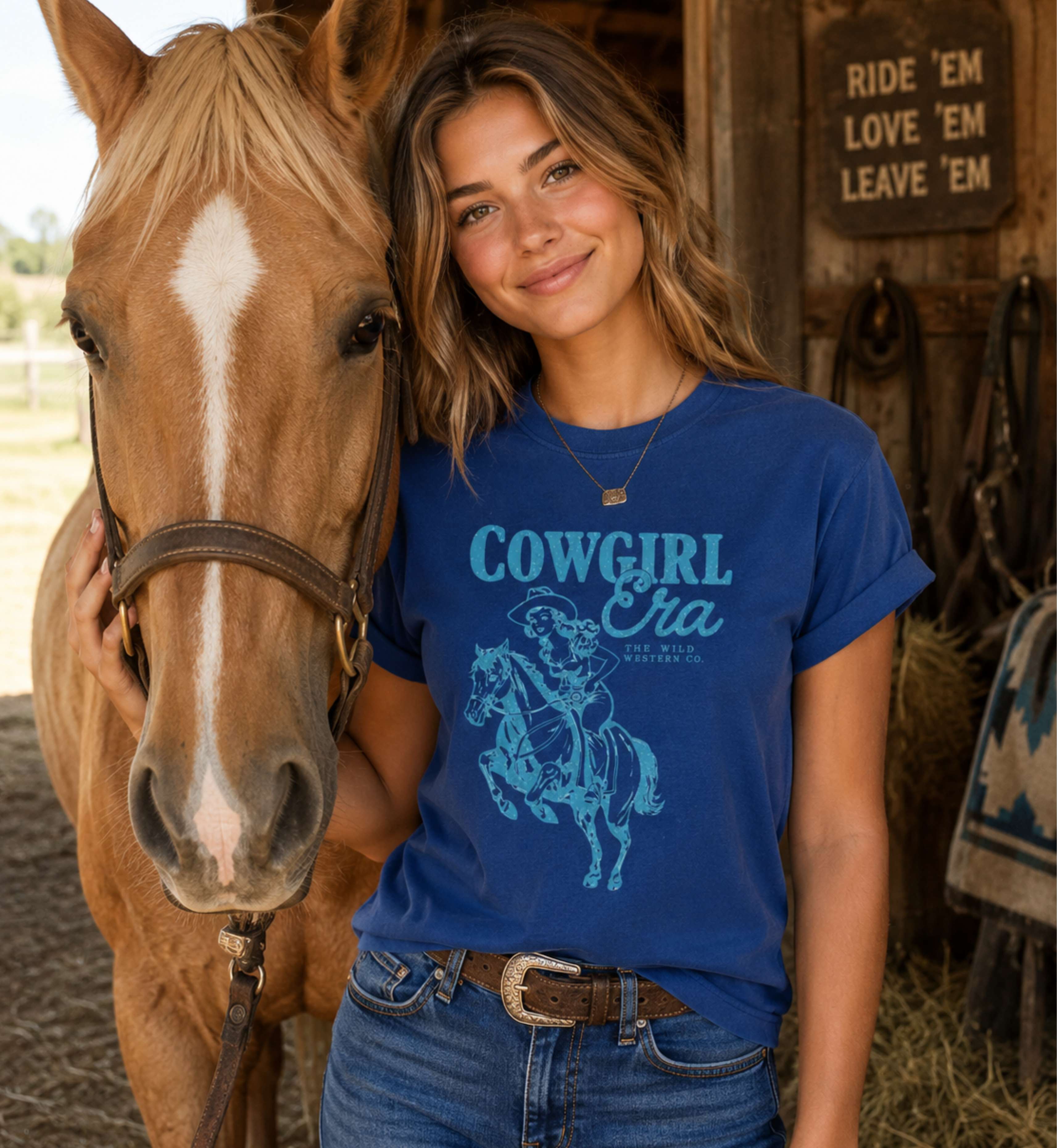 Cowgirl Era – Vintage Western Lifestyle Tee