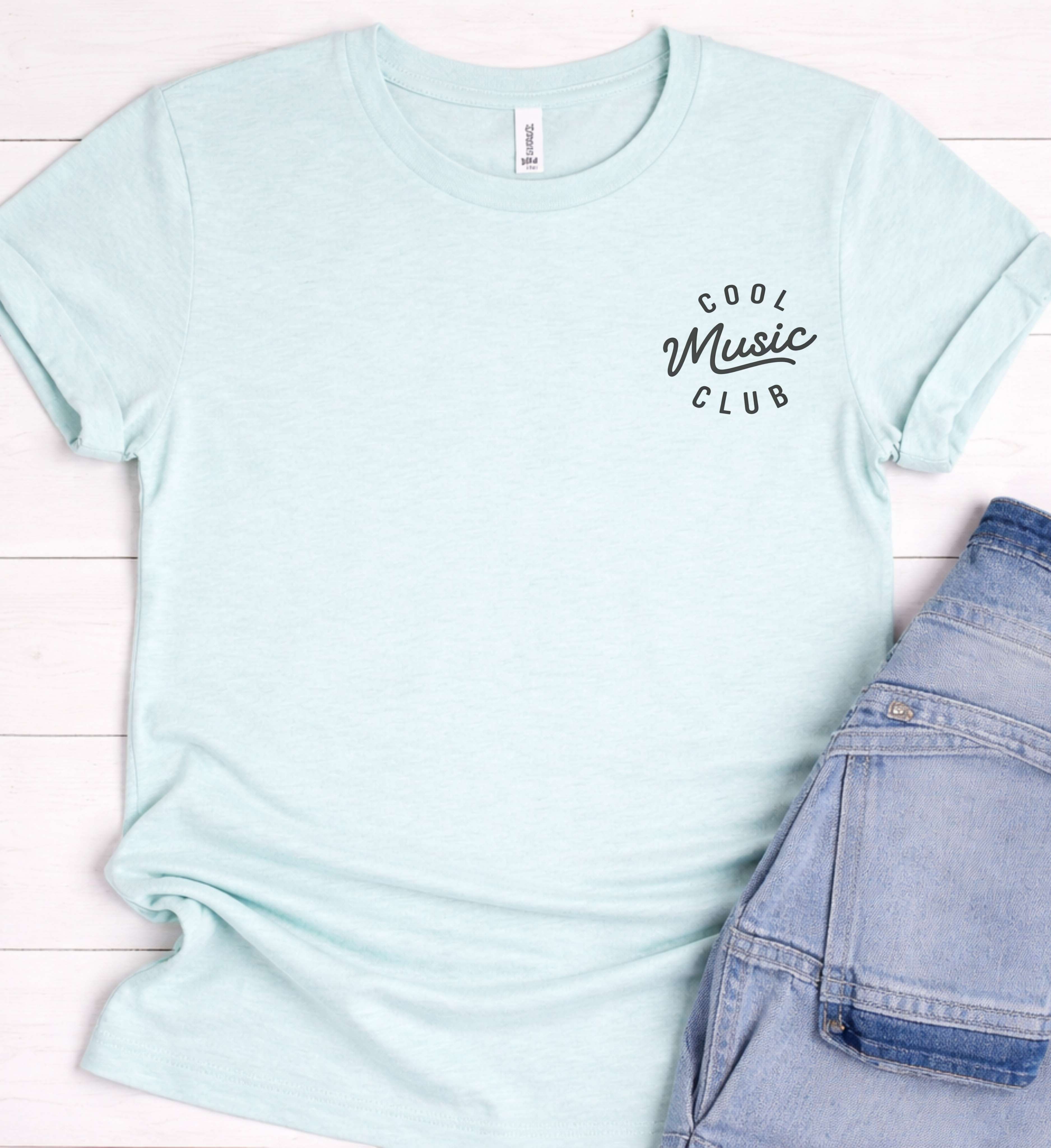 Cool Music Club Shirt – Minimalist Music Tee