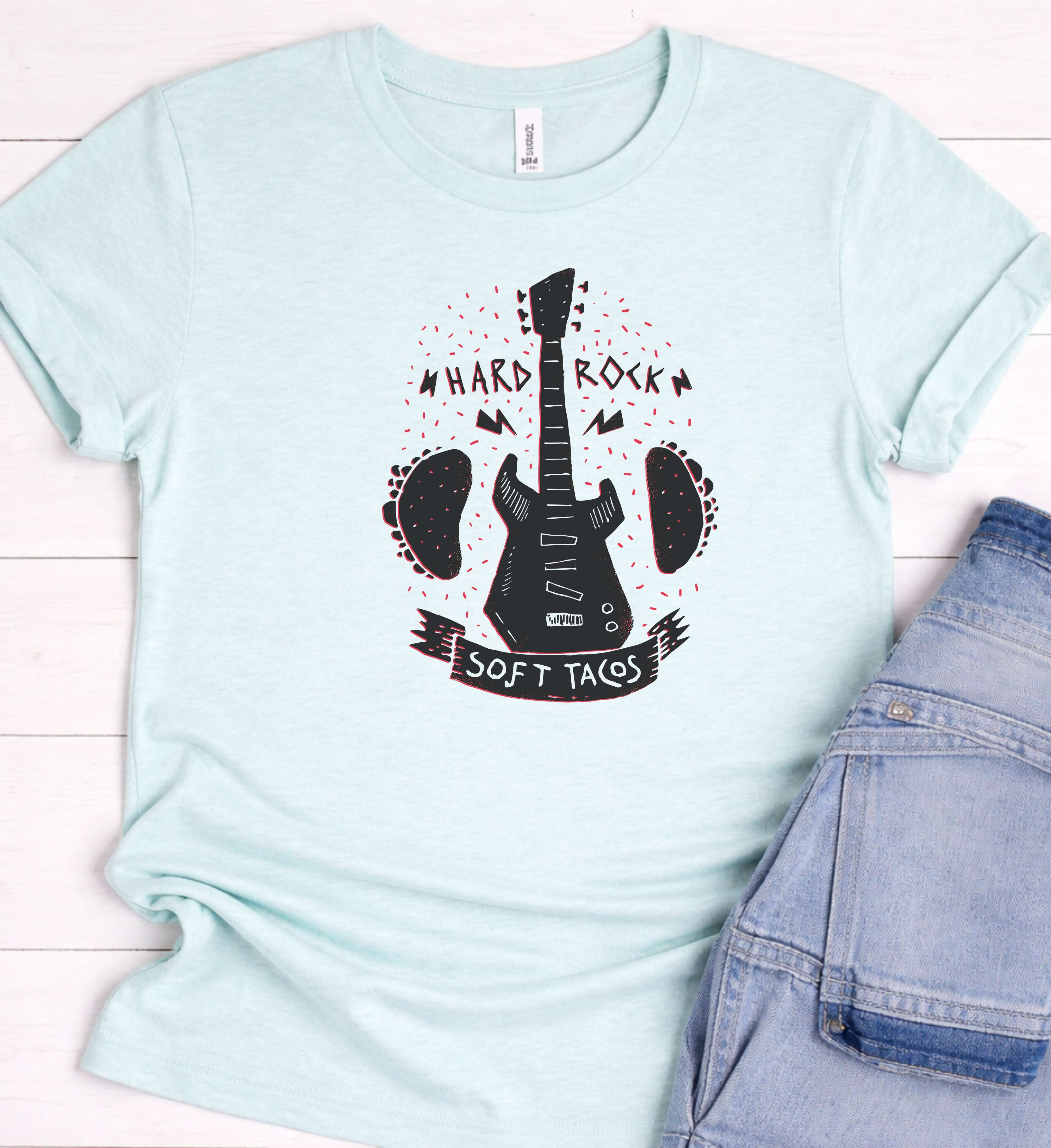 Hard Rock Soft Tacos Shirt – Funny Rock Music Tee