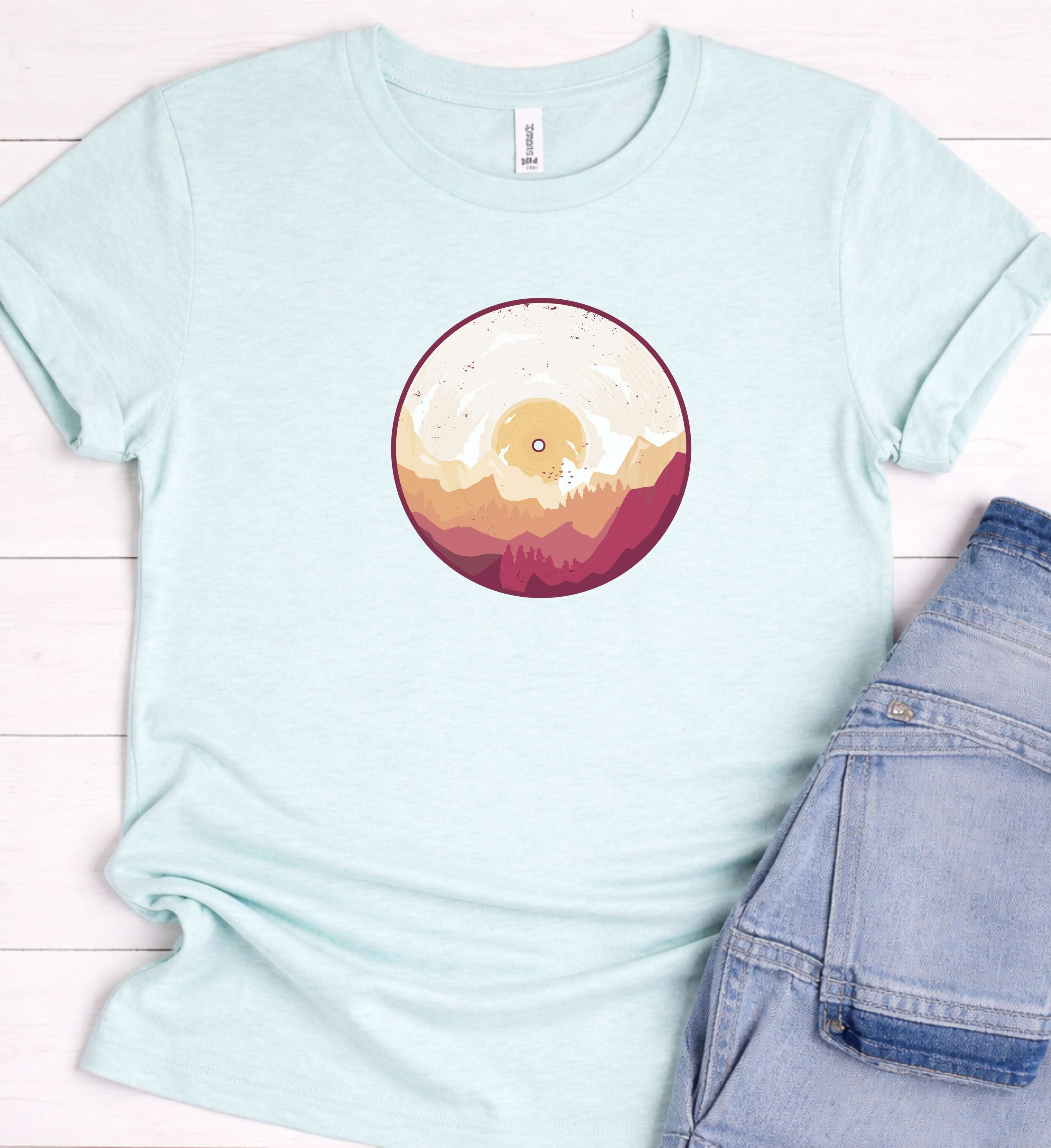 Vinyl Landscape Tee – Sound Meets Horizon