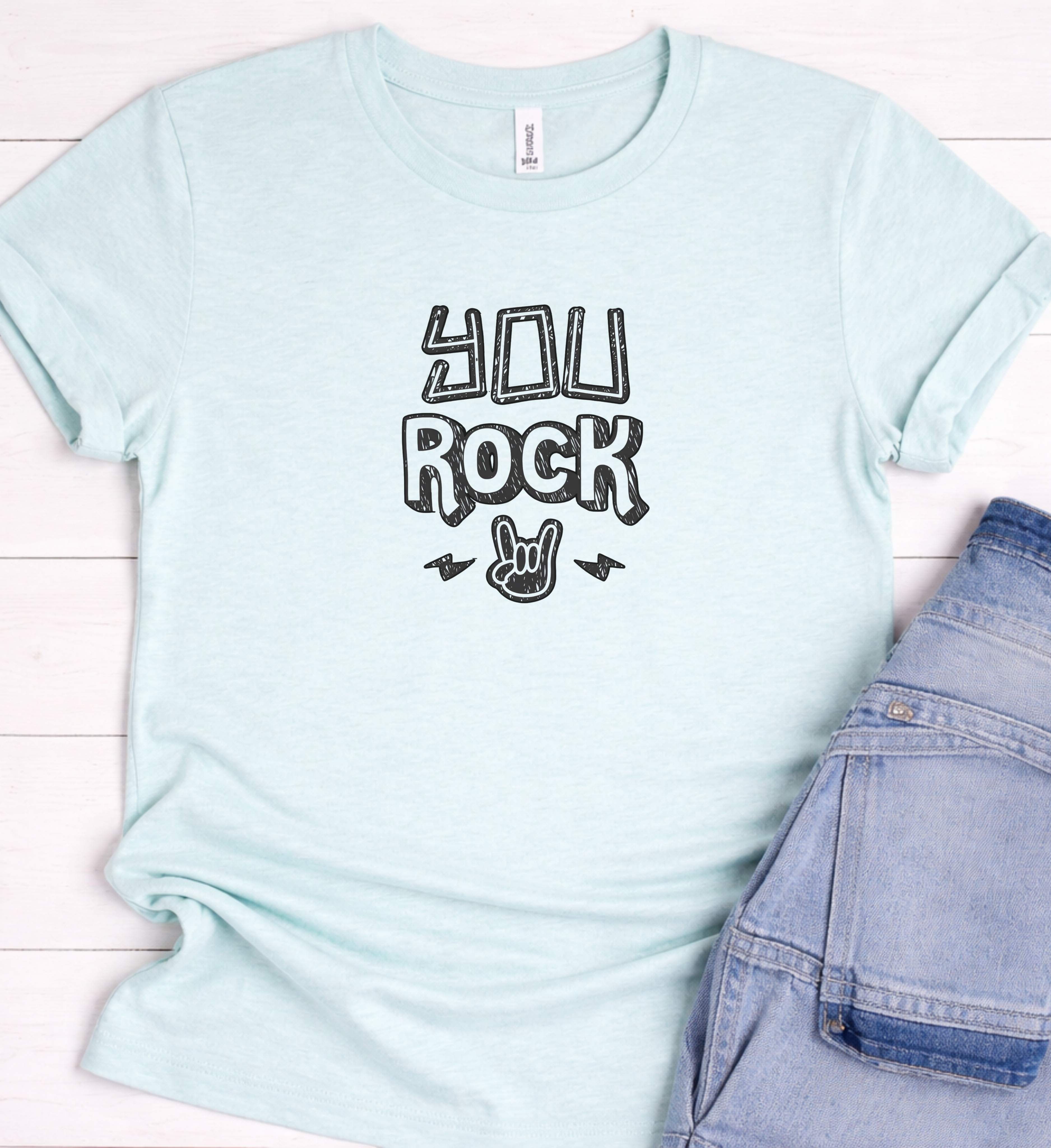 You Rock Shirt – Funny Music Graphic Tee