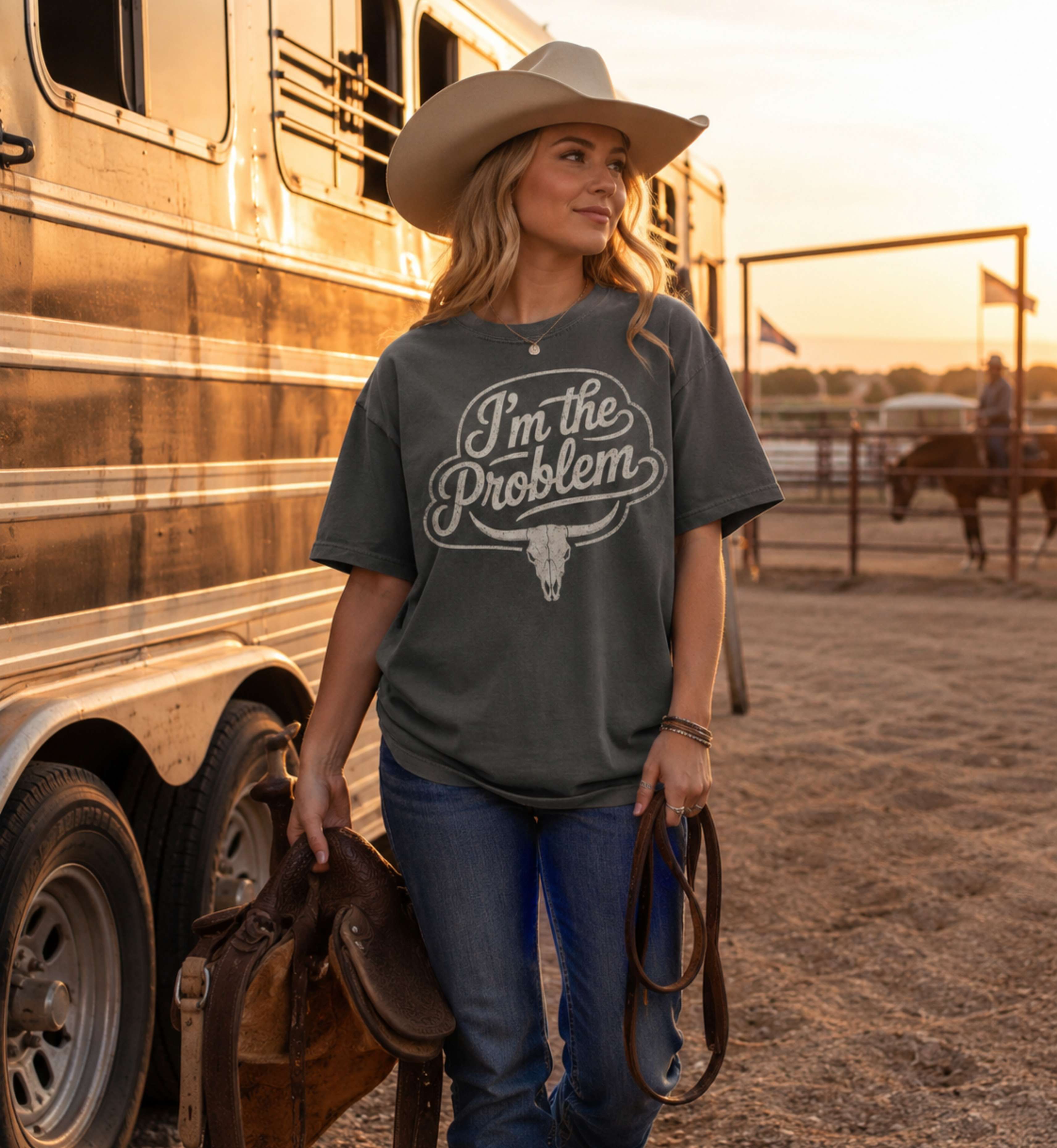 I'm The Problem Shirt – Funny Country Music Graphic Tee