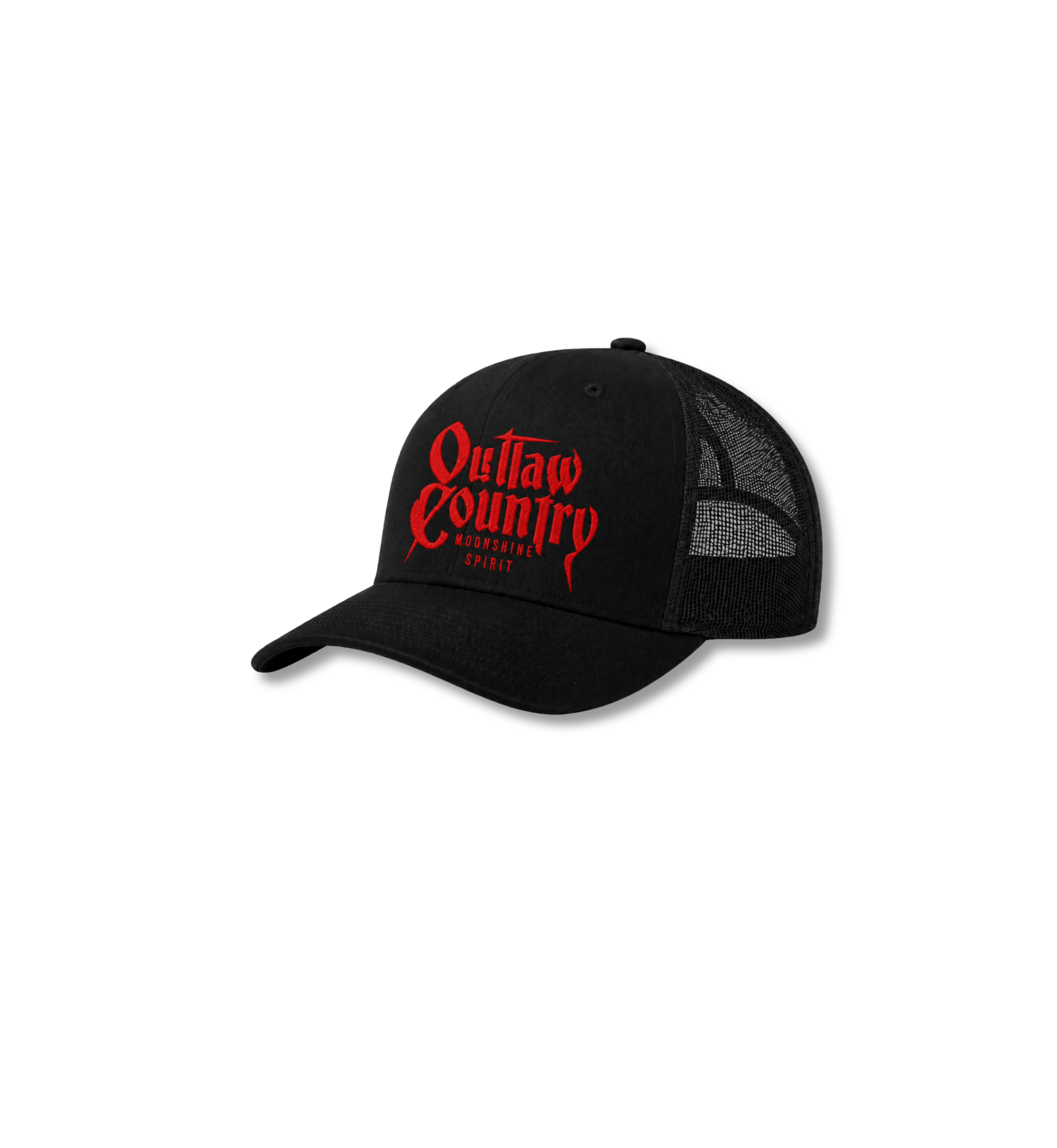 Outlaw Country Moonshine Spirit Trucker Hat