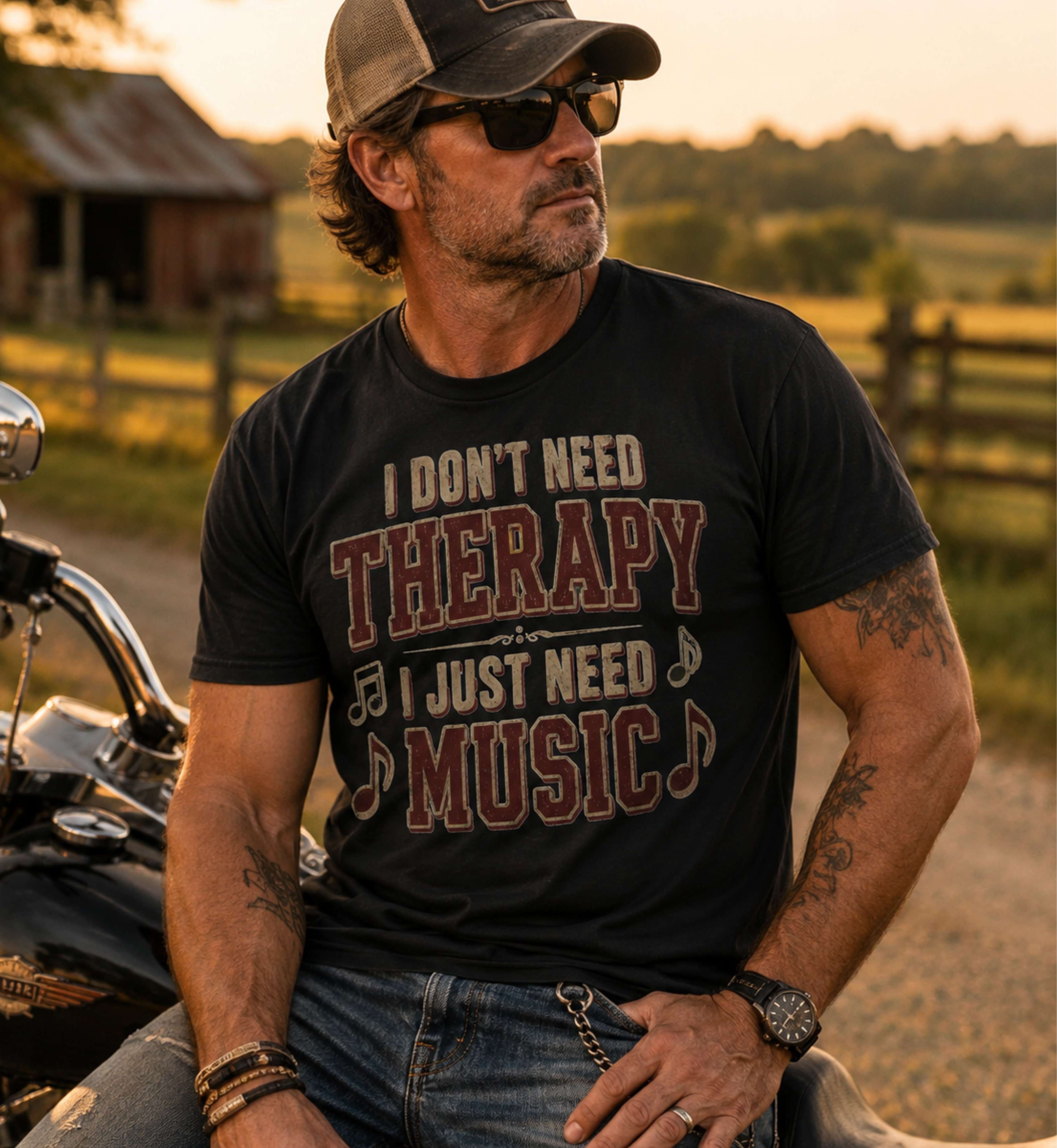 I Don’t Need Therapy, I Just Need Music T Shirt